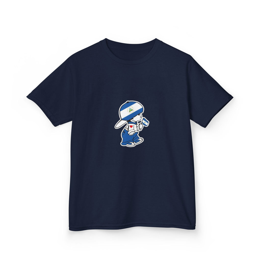 ALGODÓN GRUESO Camiseta de Niñas Nicaragua El Niño Nico Original