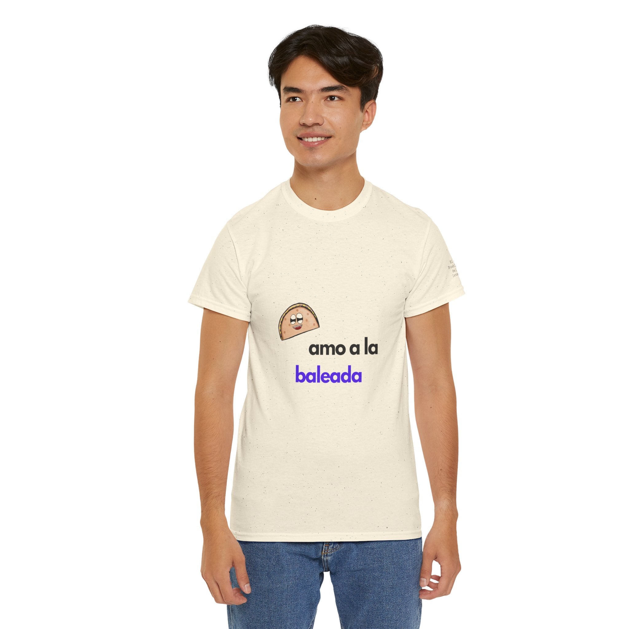 ALGODÓN GRUESO Camiseta de Hombres Honduras Diseño Amo a la baleada