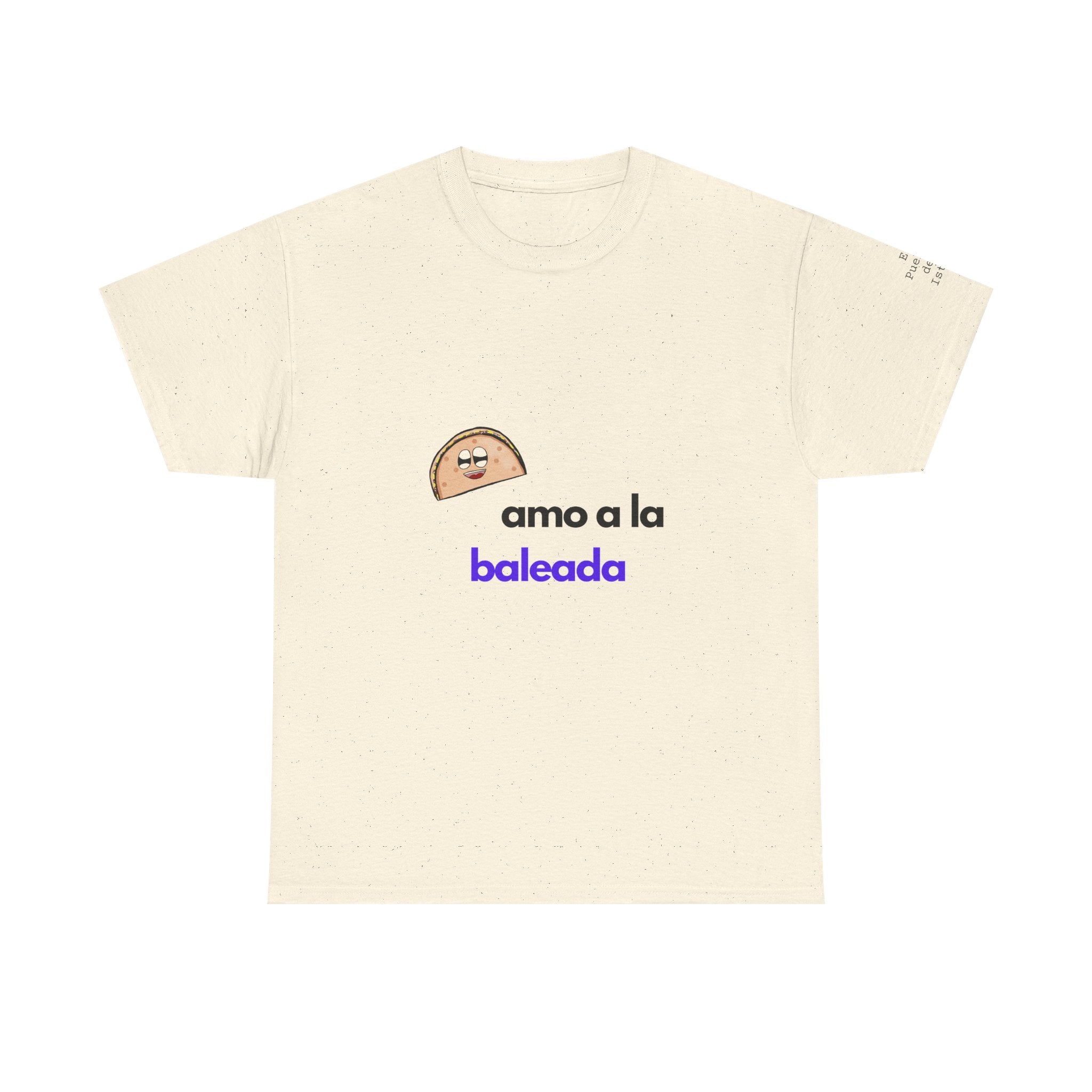 ALGODÓN GRUESO Camiseta de Hombres Honduras Diseño Amo a la baleada