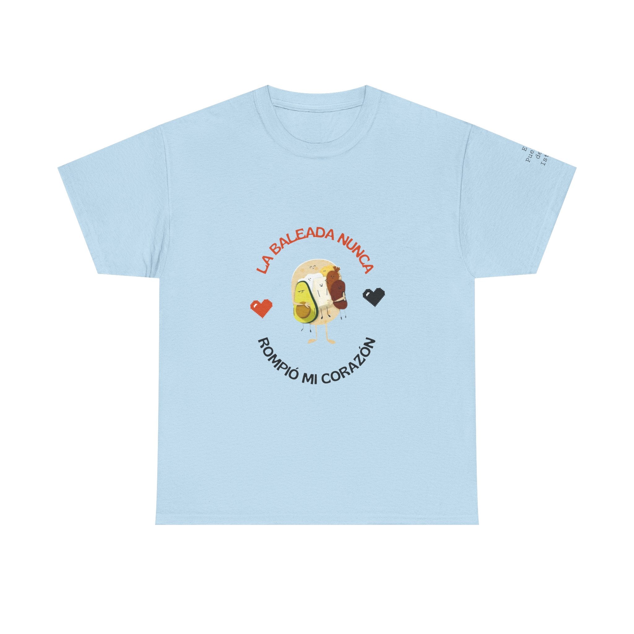ALGODÓN GRUESO Camiseta de Hombres Honduras La Baleada Nunca Rompió Mi Corazón