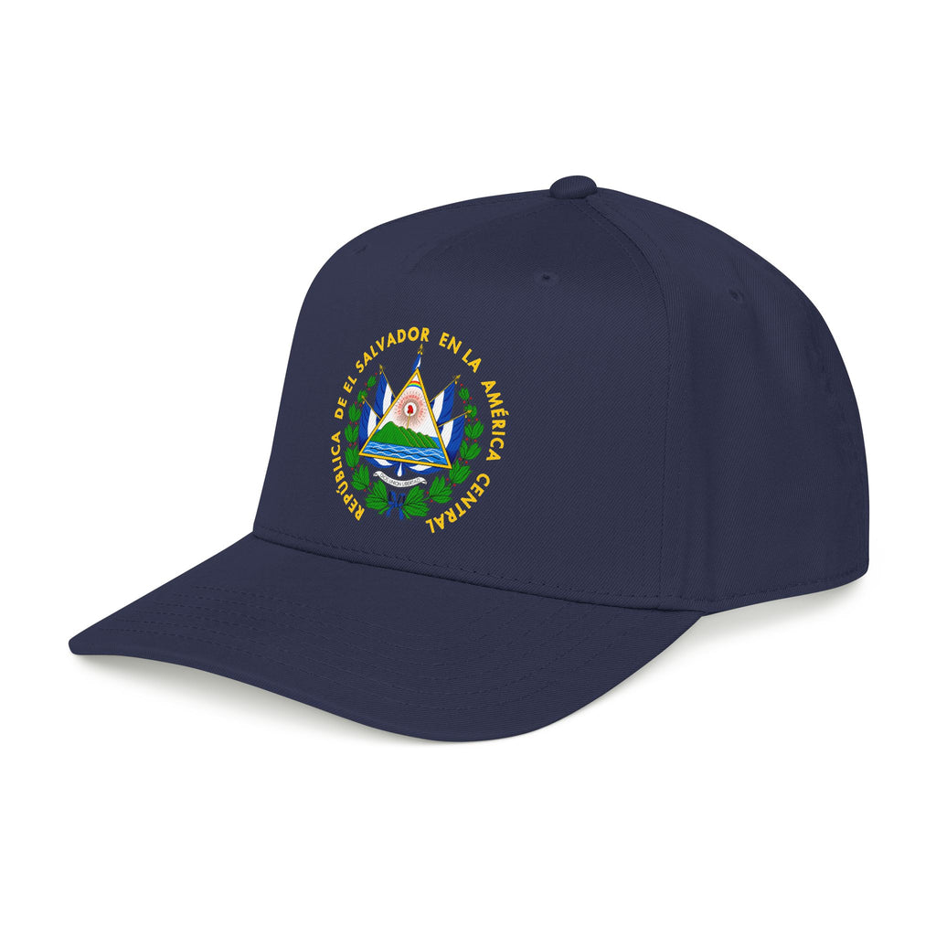 Gorra de béisbol de perfil medio El Salvador Escudo Nacional de El Salvador
