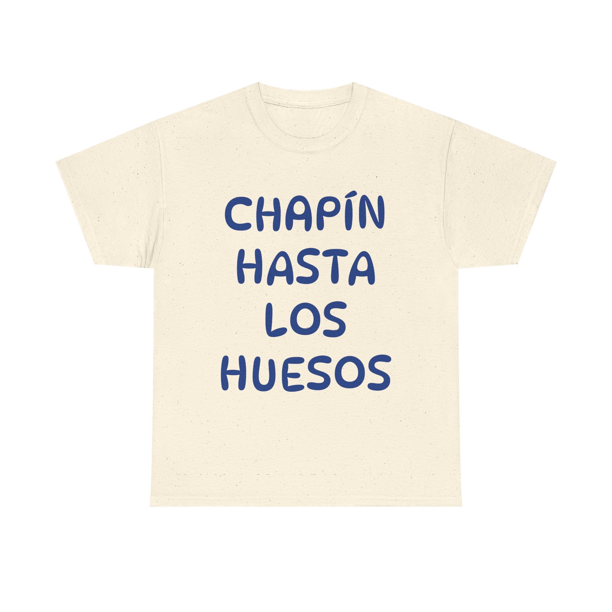 ALGODÓN GRUESO Camiseta de Hombres Guatemala Chapín Hasta Los Huesos