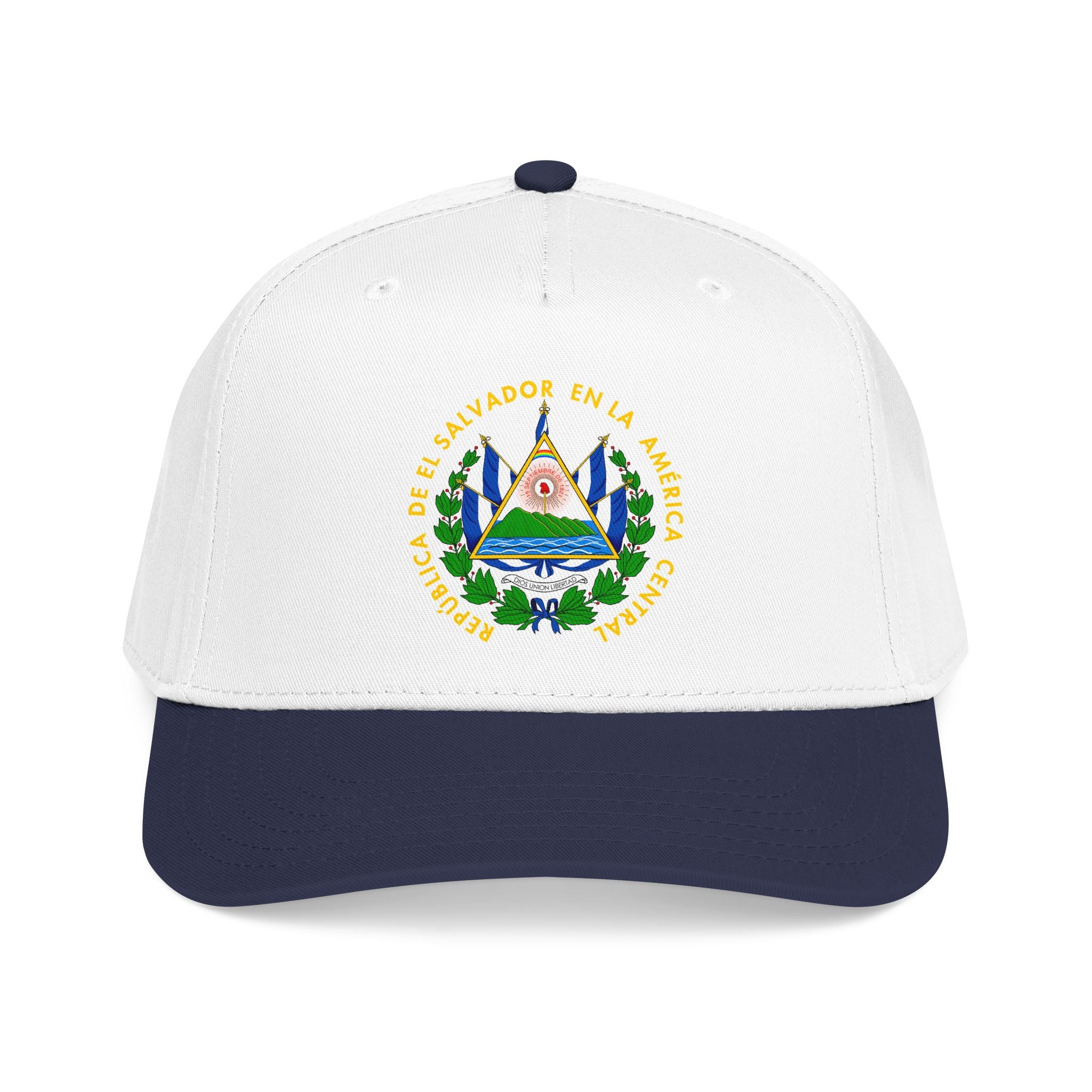 Gorra de béisbol de perfil medio El Salvador Escudo Nacional de El Salvador
