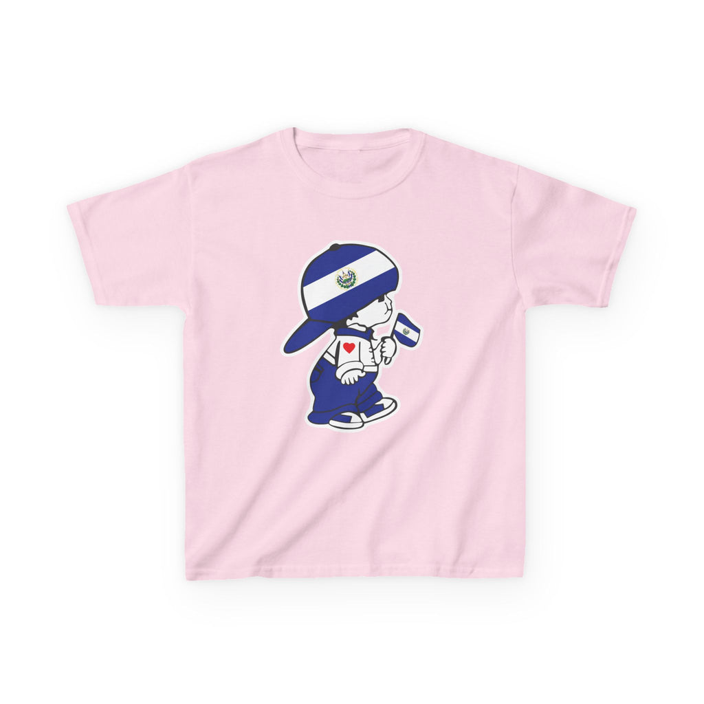 ALGODÓN GRUESO Camiseta de Niños El Salvador El Niño Guanaco Original