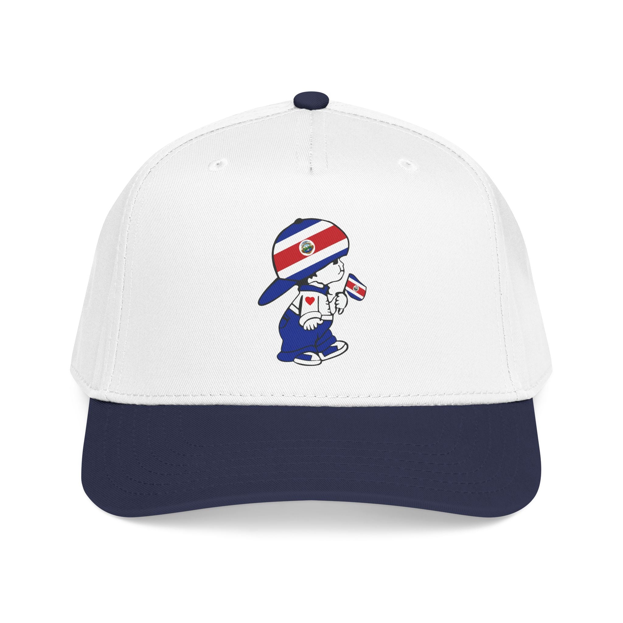 Gorra de béisbol de perfil medio Costa Rica El Niño Tico Original