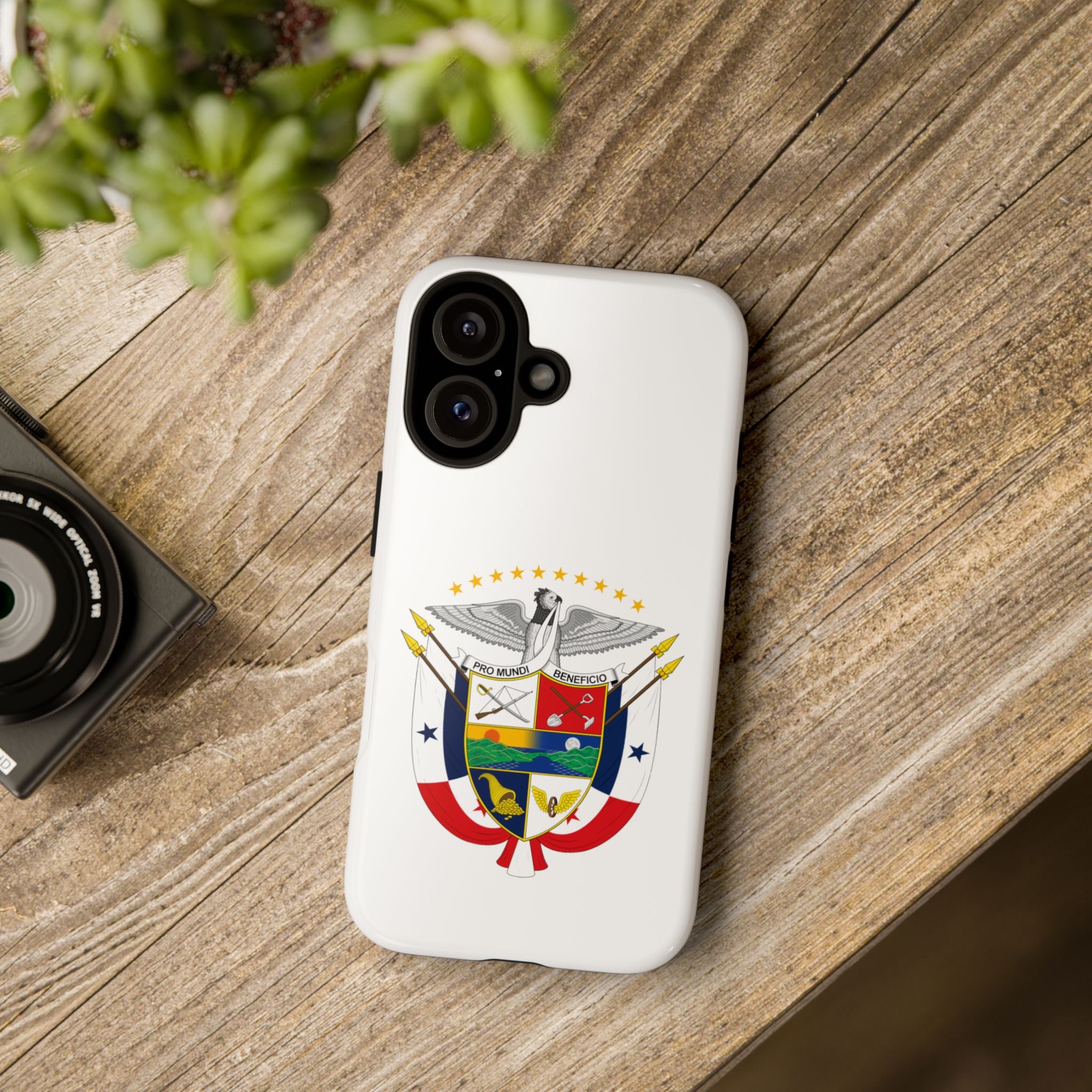 Funda Rigída Protectora para Teléfono iPhone 16 Panamá Escudo Nacional de Panamá