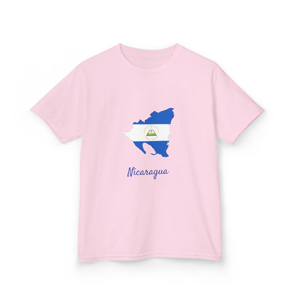 ALGODÓN GRUESO Camiseta de Niñas Nicaragua Diseño Nicaragua