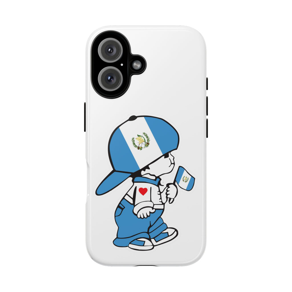 Funda Rigída Protectora para Teléfono iPhone 16 Guatemala El Niño Chapín Original