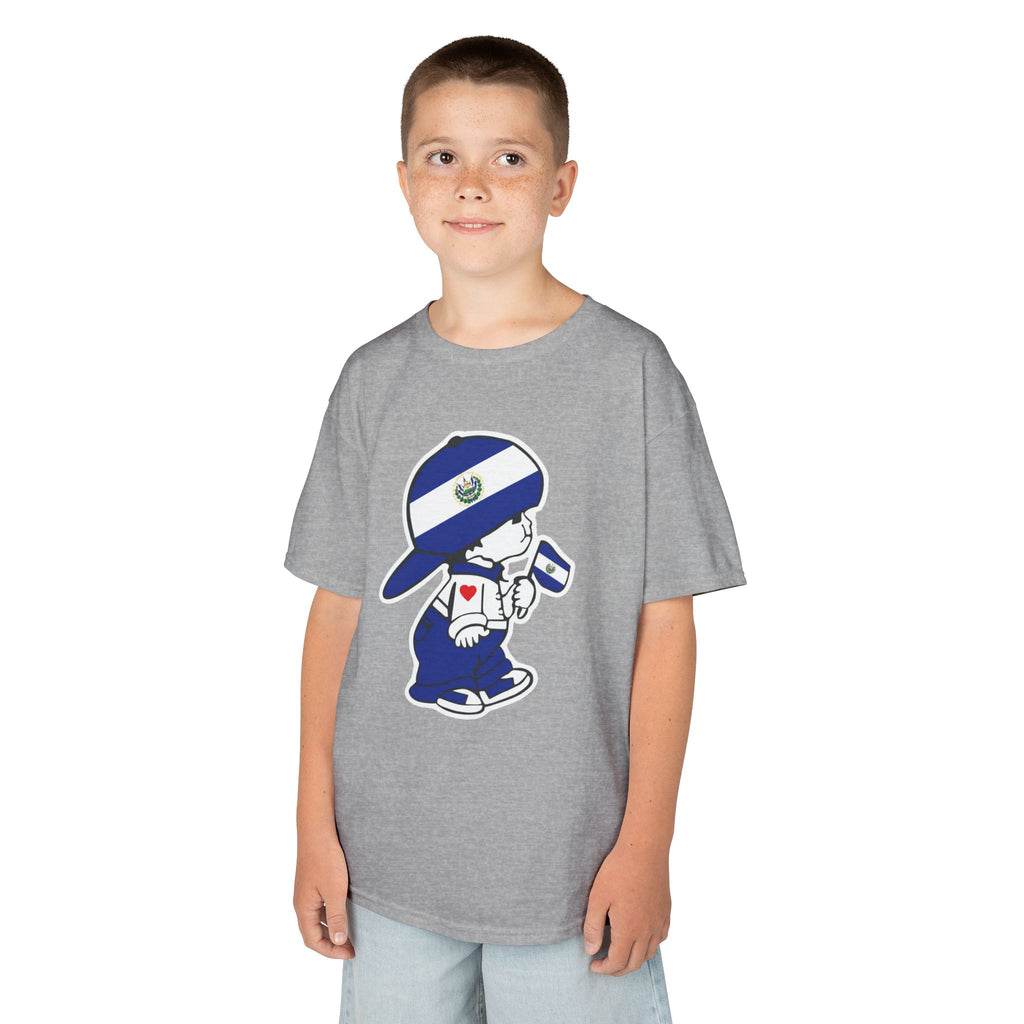 ALGODÓN GRUESO Camiseta de Niños El Salvador El Niño Guanaco Original