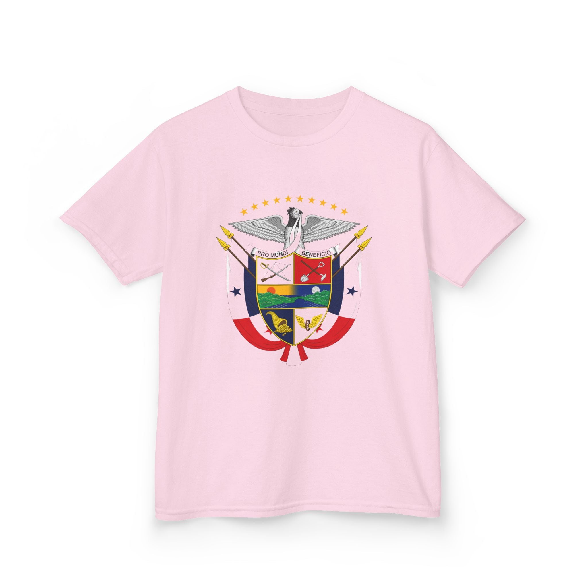 ALGODÓN GRUESO Camiseta de Niñas Panamá Escudo Nacional de Panamá