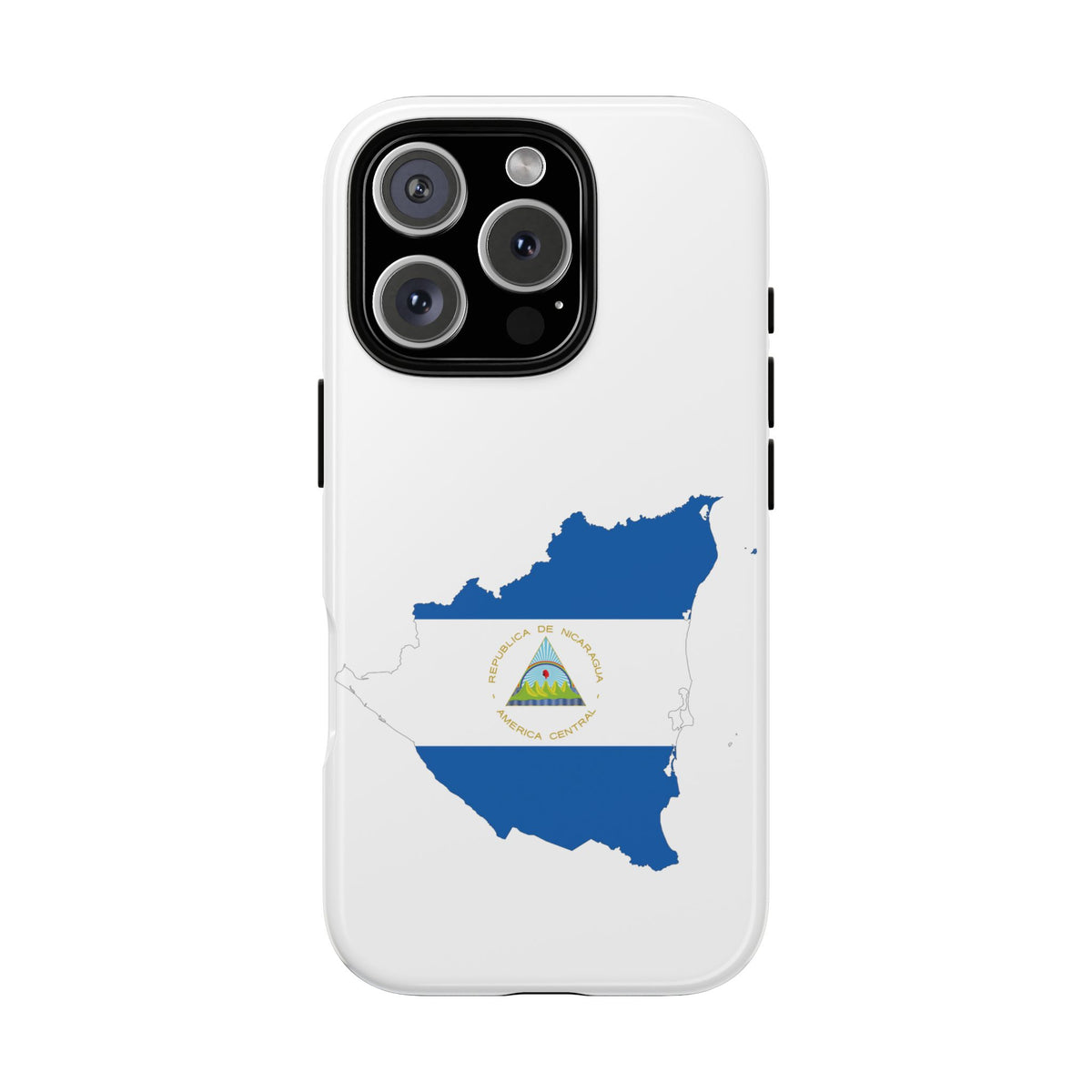 Funda para el móvil iPhone 16 silueta Nicaragua