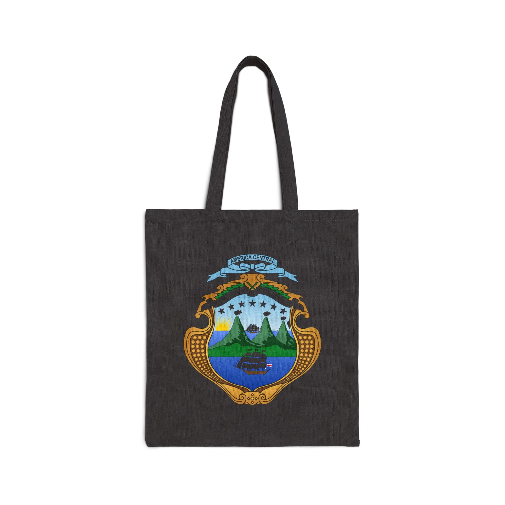 Bolsa de lona de algodón Costa Rica Escudo Nacional de Costa Rica