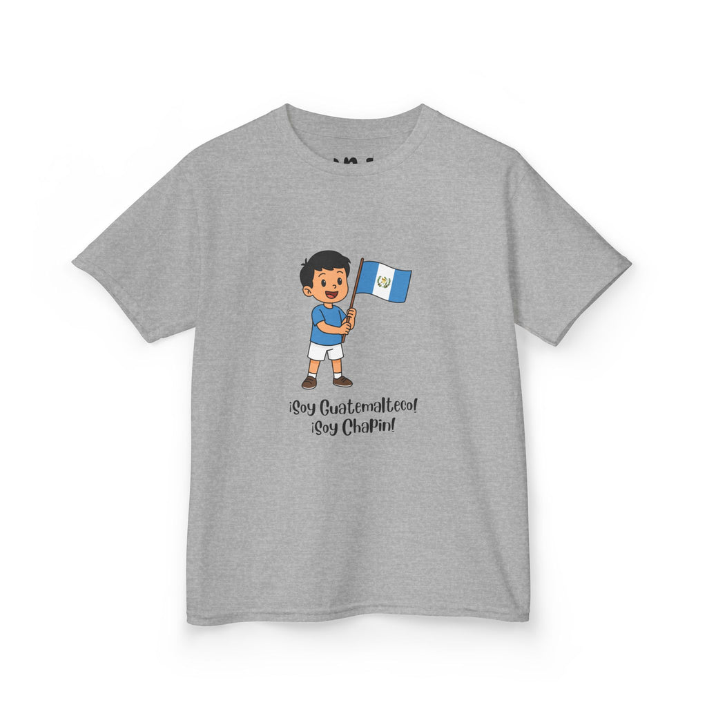 ALGODÓN GRUESO Camiseta de Niños Guatemala Soy Guatemalteco