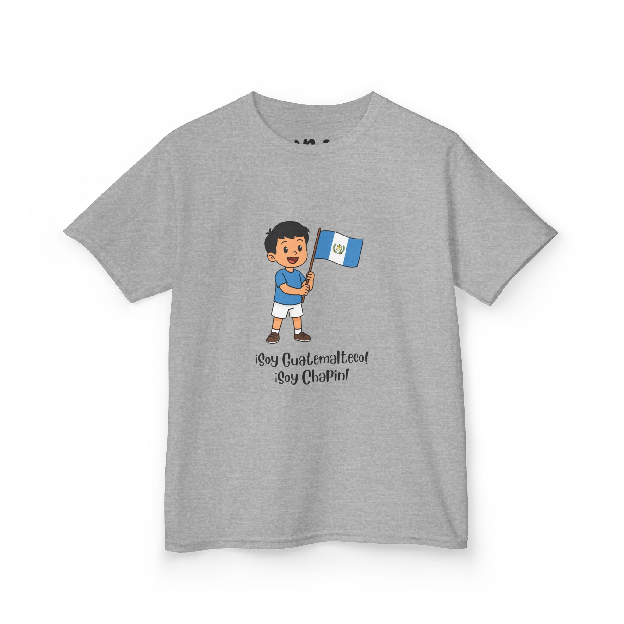 ALGODÓN GRUESO Camiseta de Niños Guatemala Soy Guatemalteco