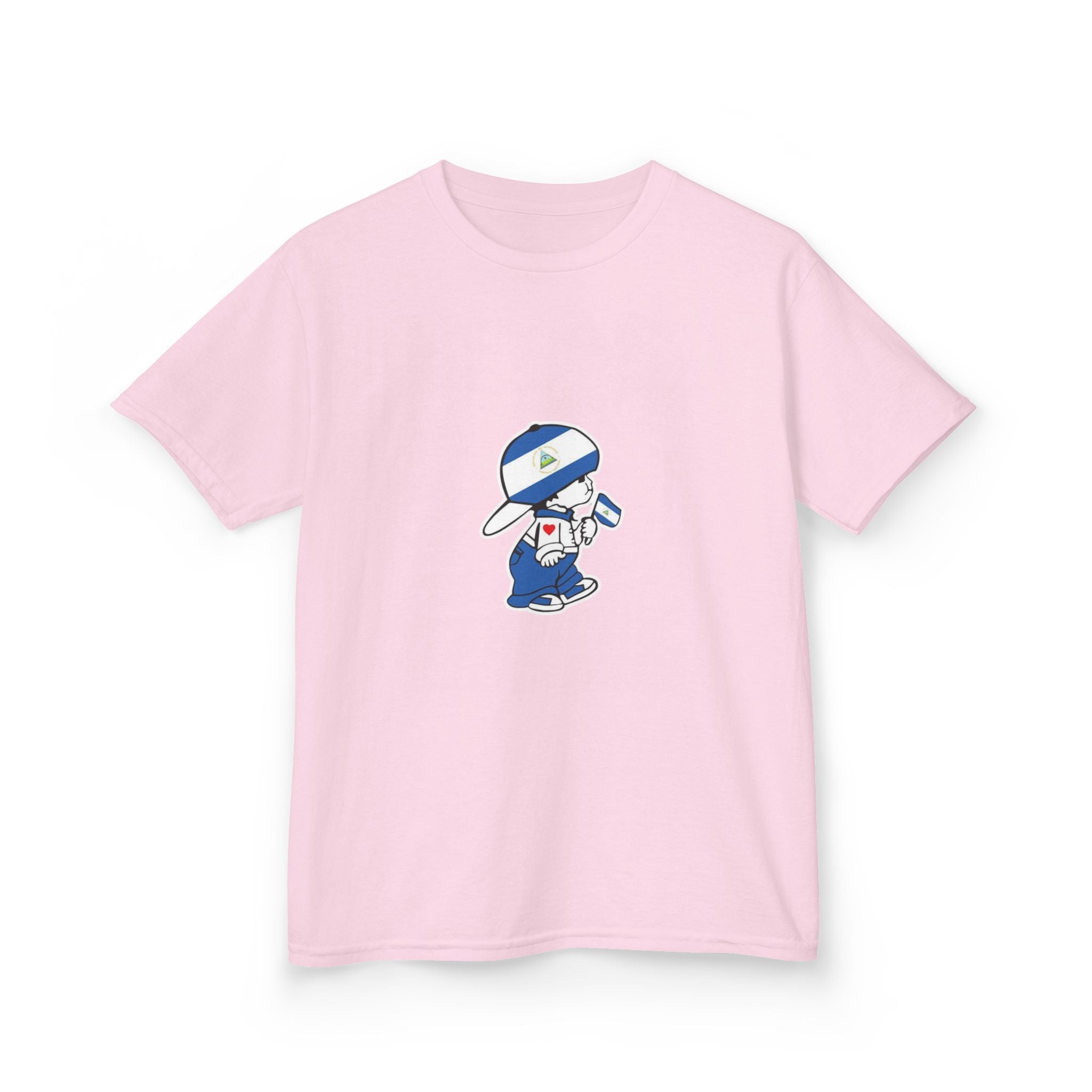 ALGODÓN GRUESO Camiseta de Niñas Nicaragua El Niño Nico Original