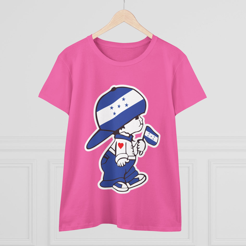 ALGODÓN DE MEDIO GROSOR Camiseta de Mujeres El Niño Chapín Original