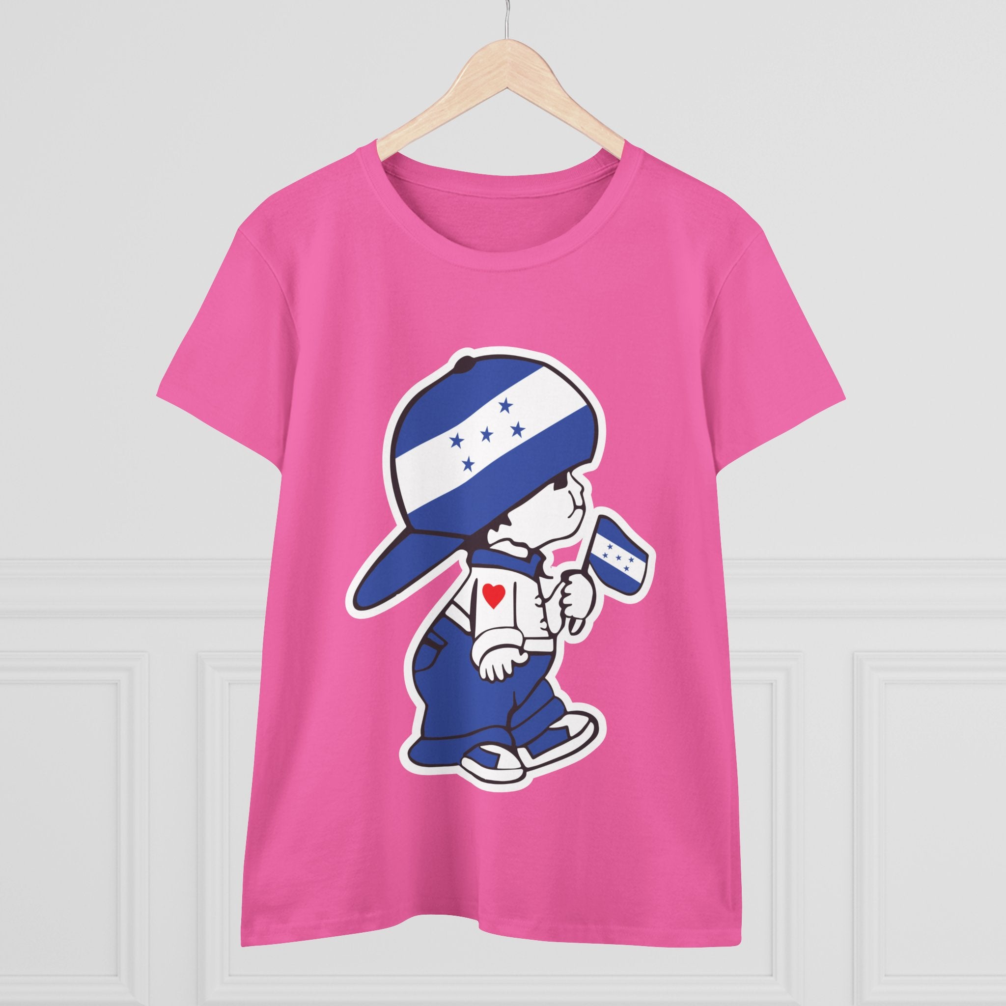 ALGODÓN DE MEDIO GROSOR Camiseta de Mujeres El Niño Chapín Original