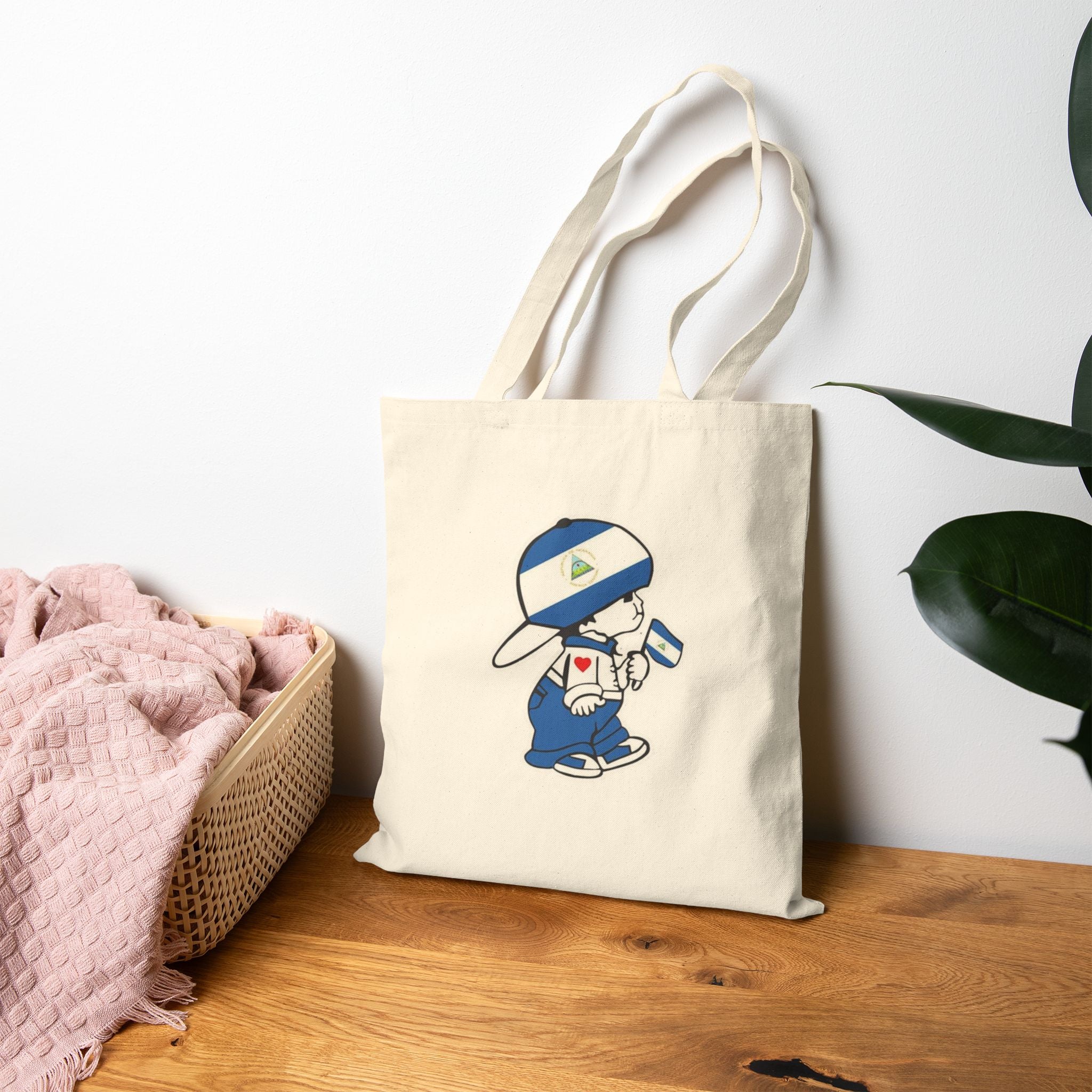Bolsa de lona de algodón Nicaragua El Niño Nico Original