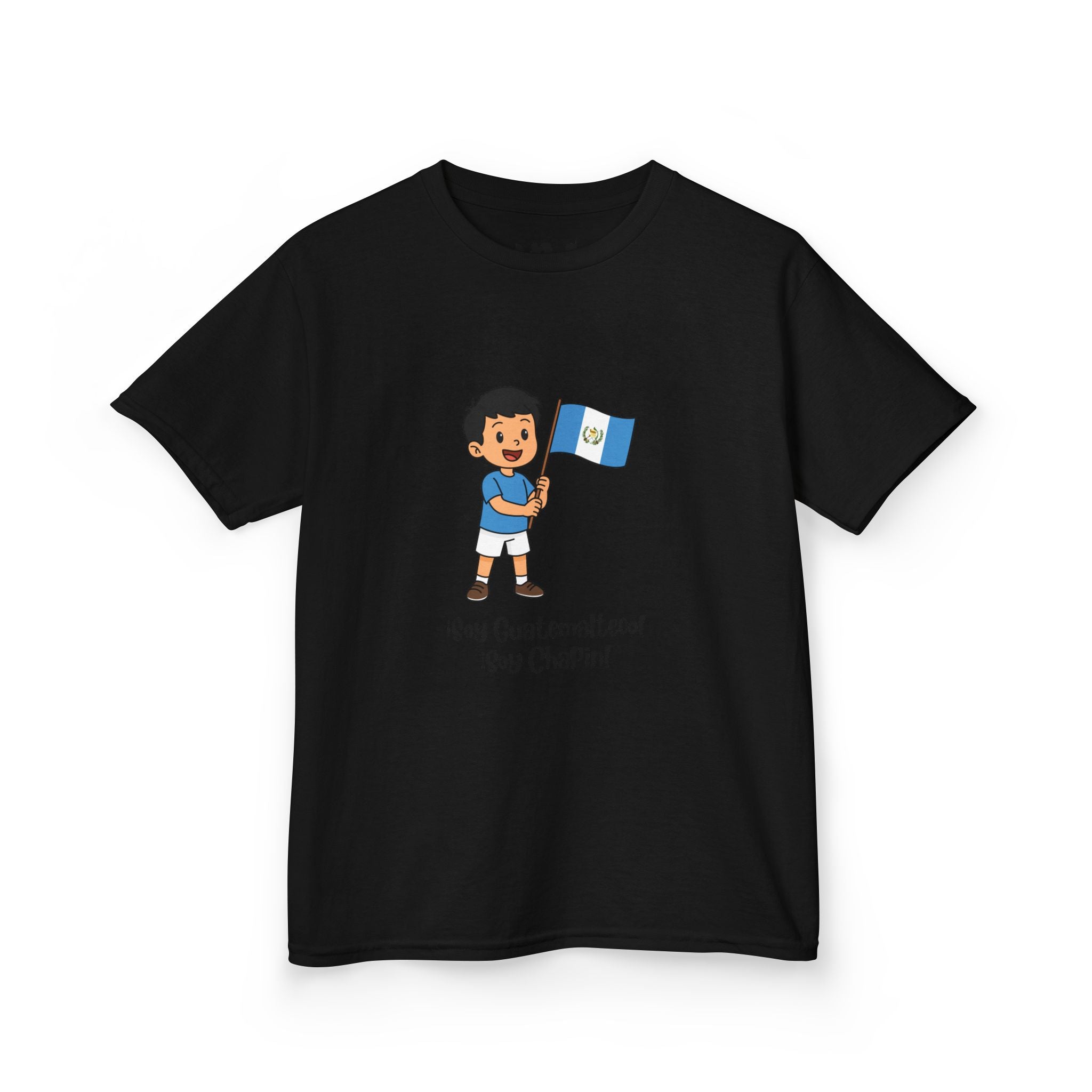 ALGODÓN GRUESO Camiseta de Niños Guatemala Soy Guatemalteco