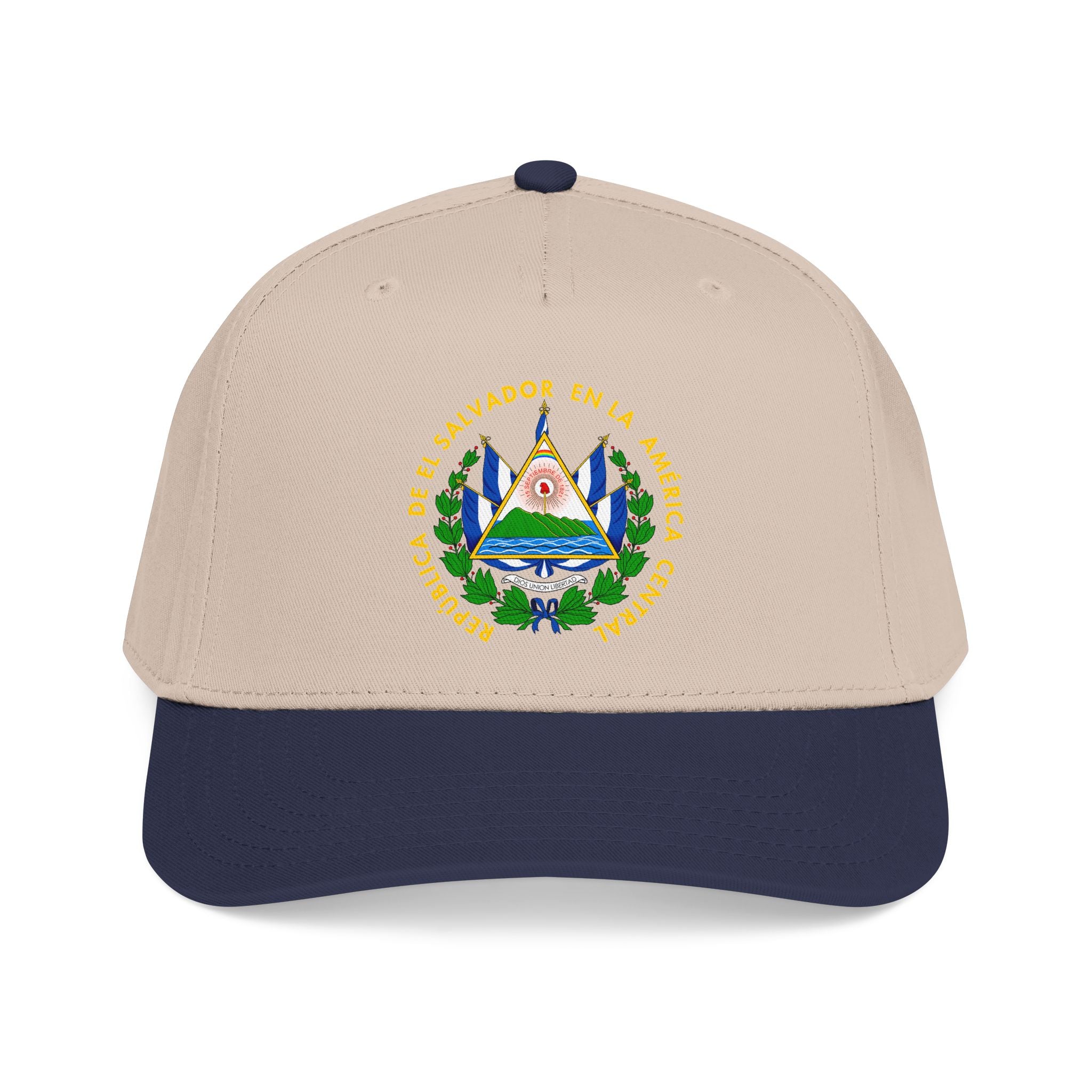 Gorra de béisbol de perfil medio El Salvador Escudo Nacional de El Salvador