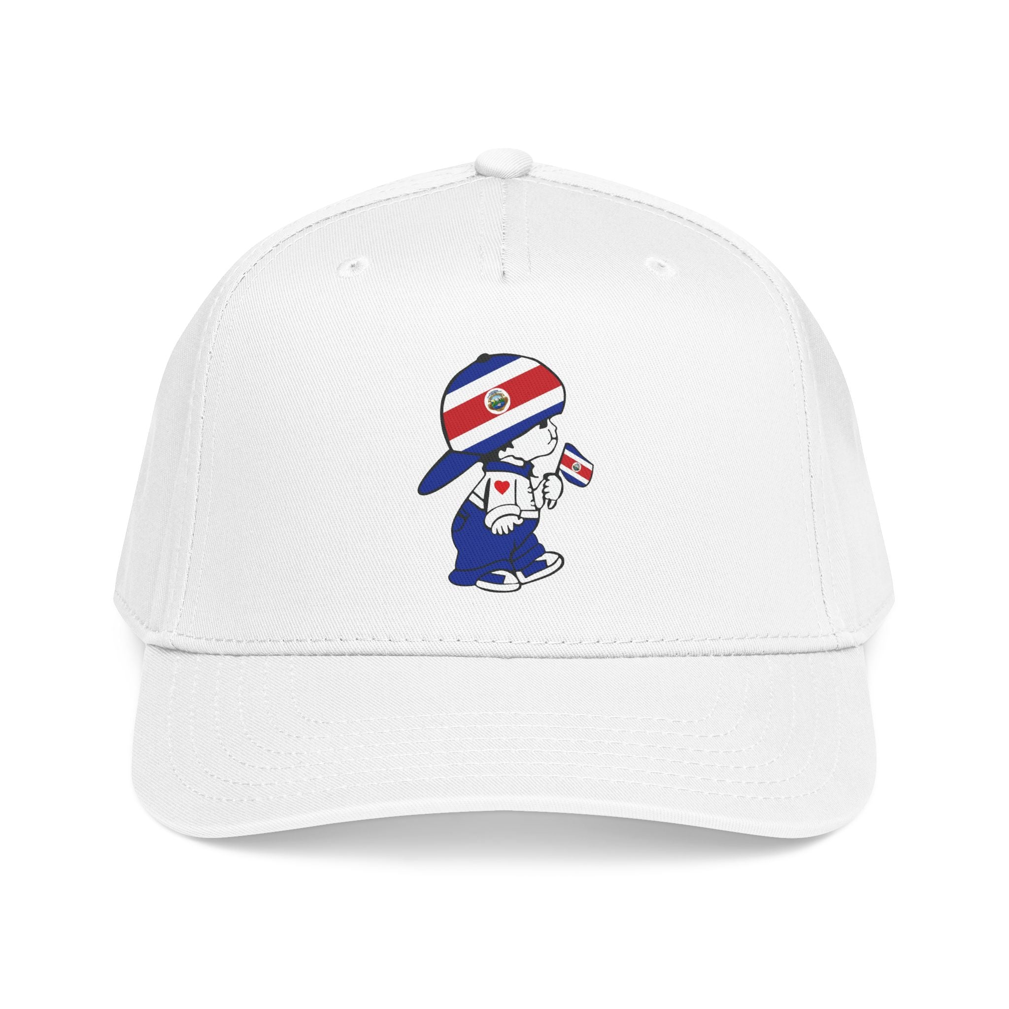 Gorra de béisbol de perfil medio Costa Rica El Niño Tico Original
