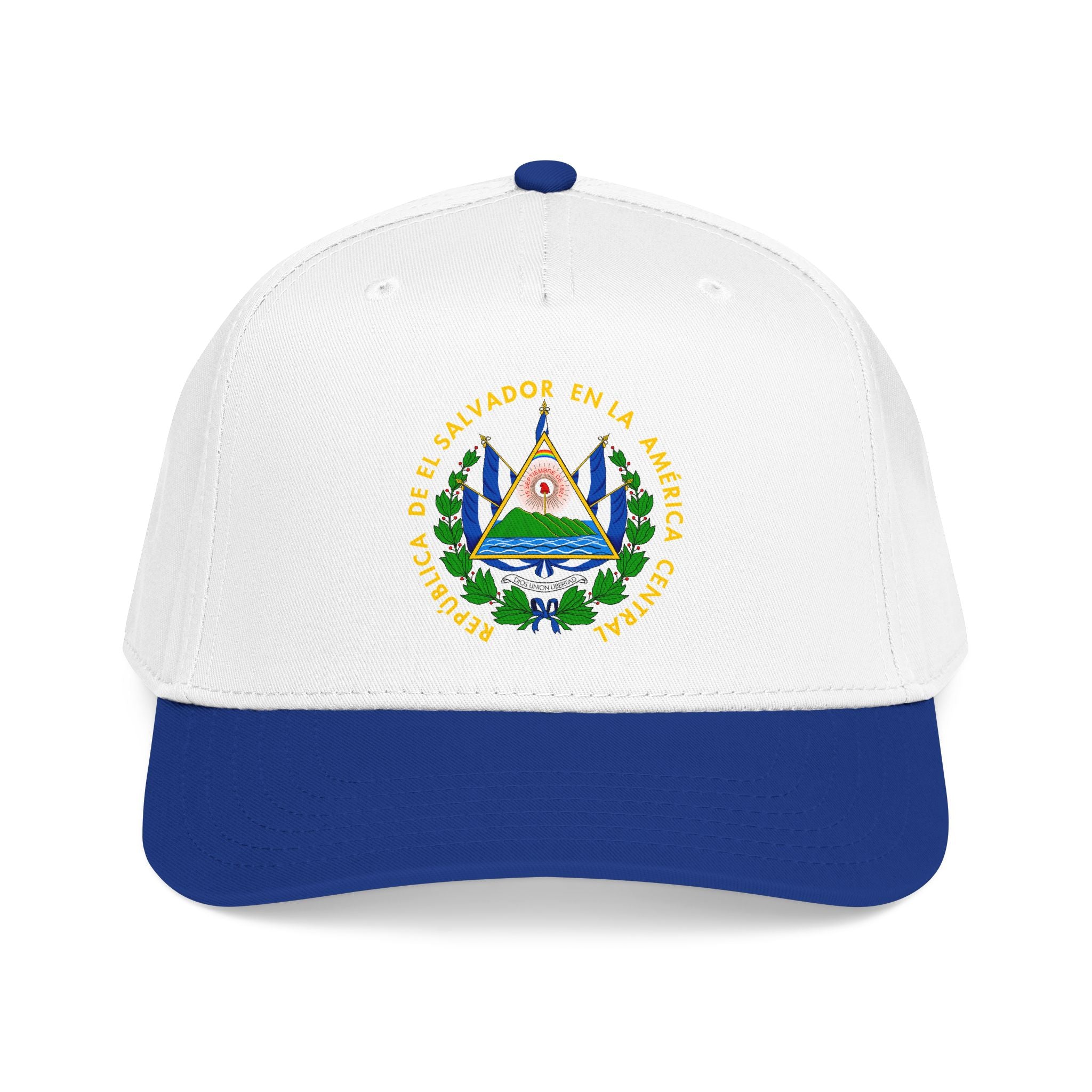 Gorra de béisbol de perfil medio El Salvador Escudo Nacional de El Salvador