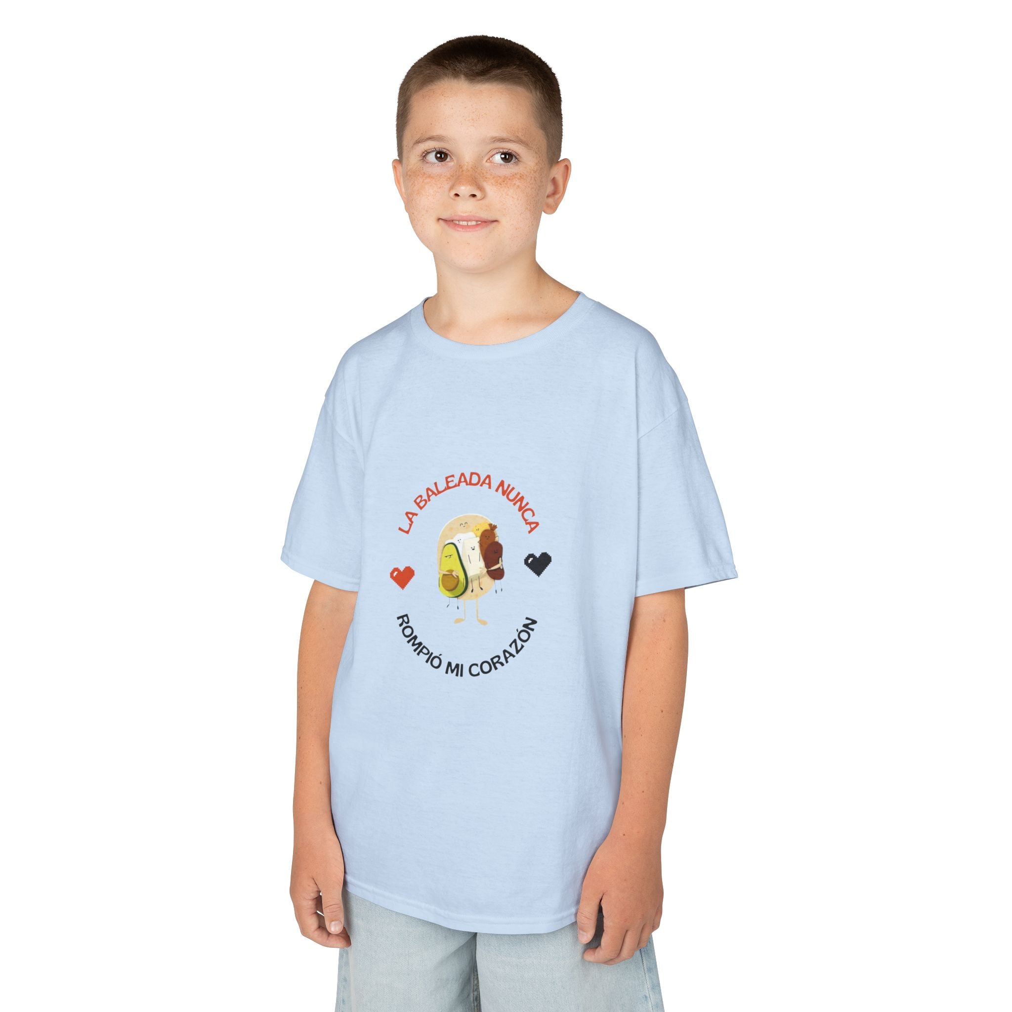ALGODÓN GRUESO Camiseta de Niños Honduras La Baleada Nunca Rompió Mi Corazón