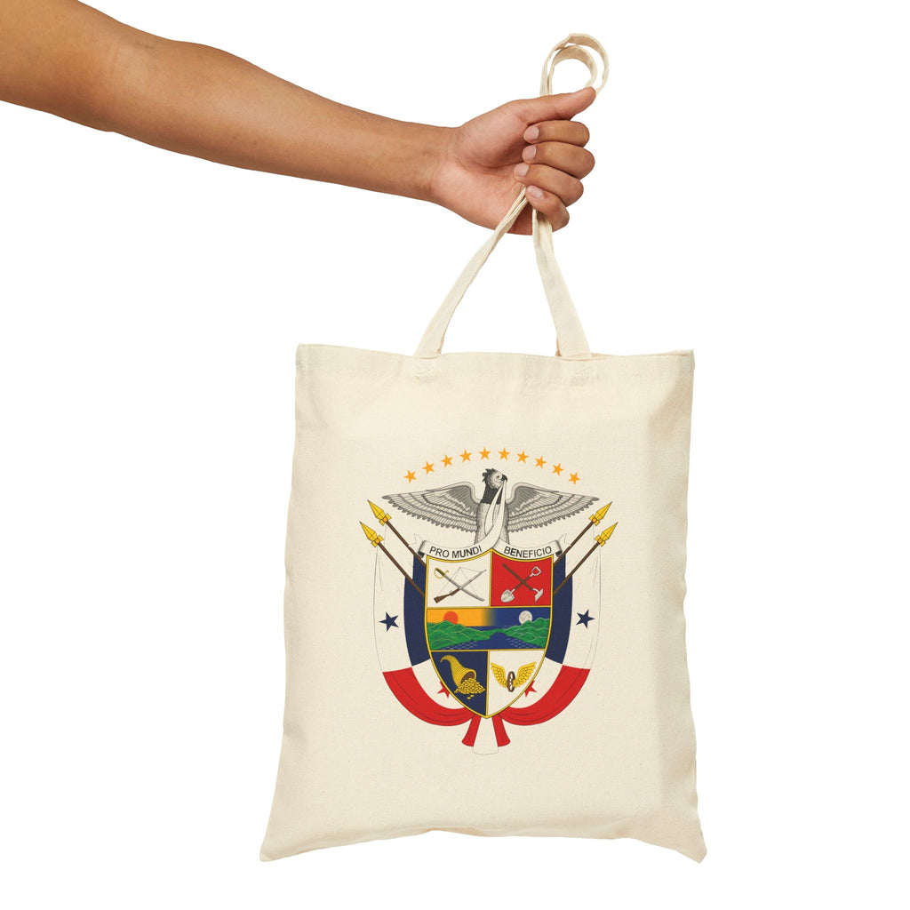 Bolsa de lona de algodón Panamá Escudo Nacional de Panamá