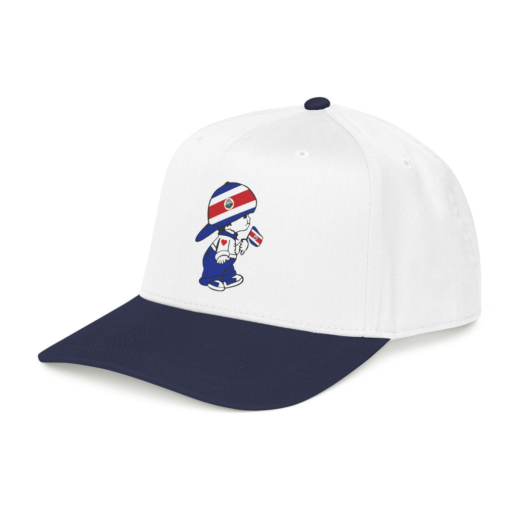 Gorra de béisbol de perfil medio Costa Rica El Niño Tico Original