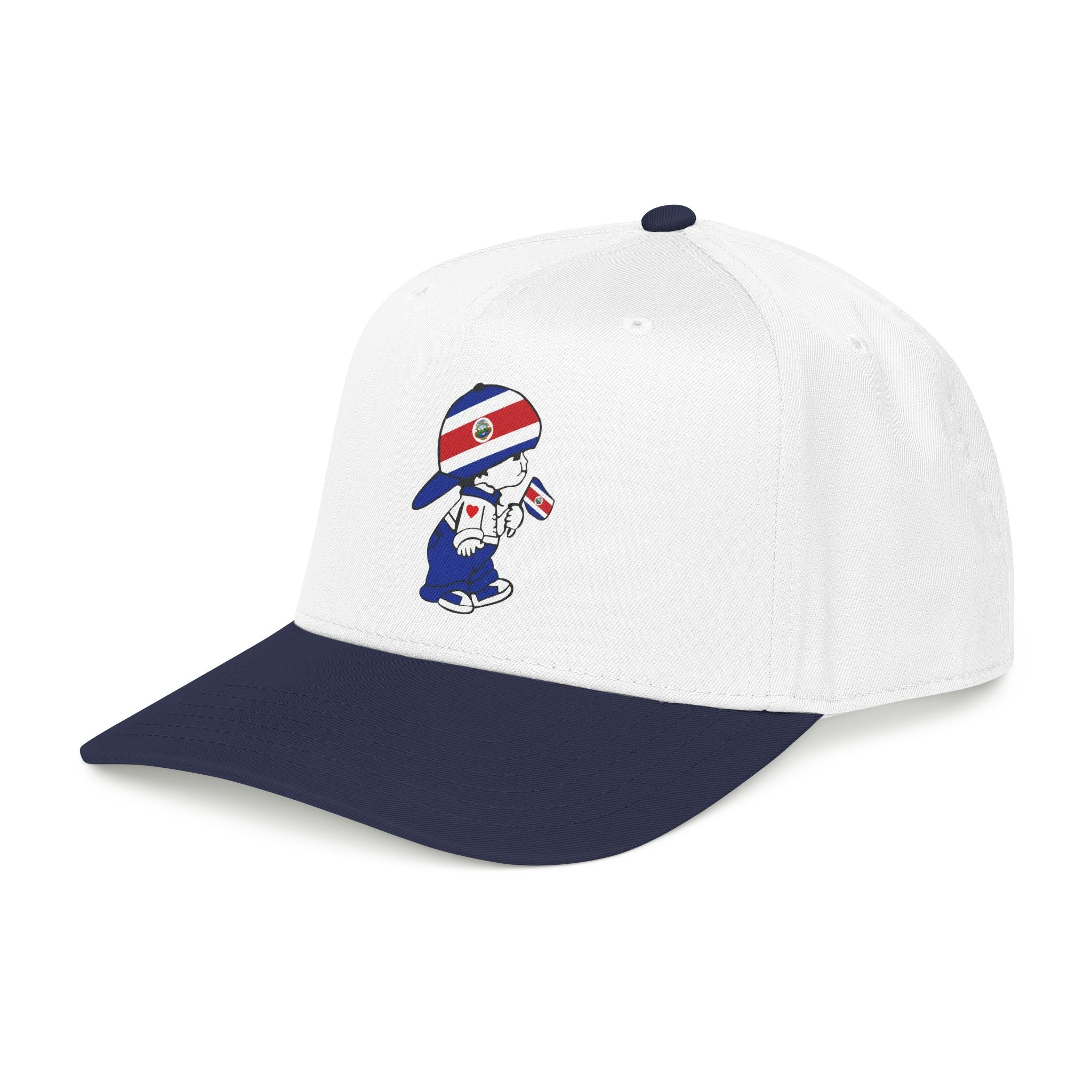 Gorra de béisbol de perfil medio Costa Rica El Niño Tico Original