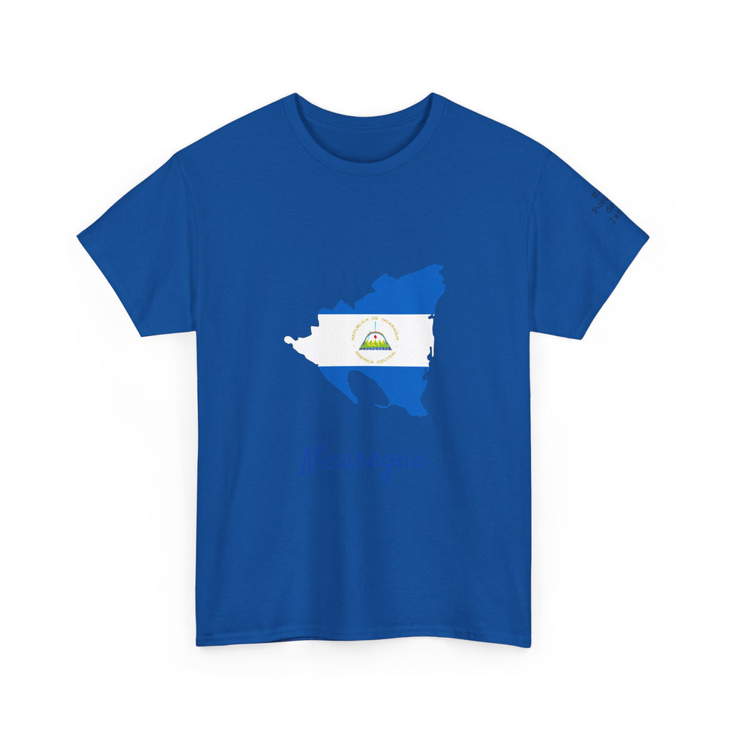 ALGODÓN GRUESO Camiseta de Hombres Nicaragua Diseño Nicaragua