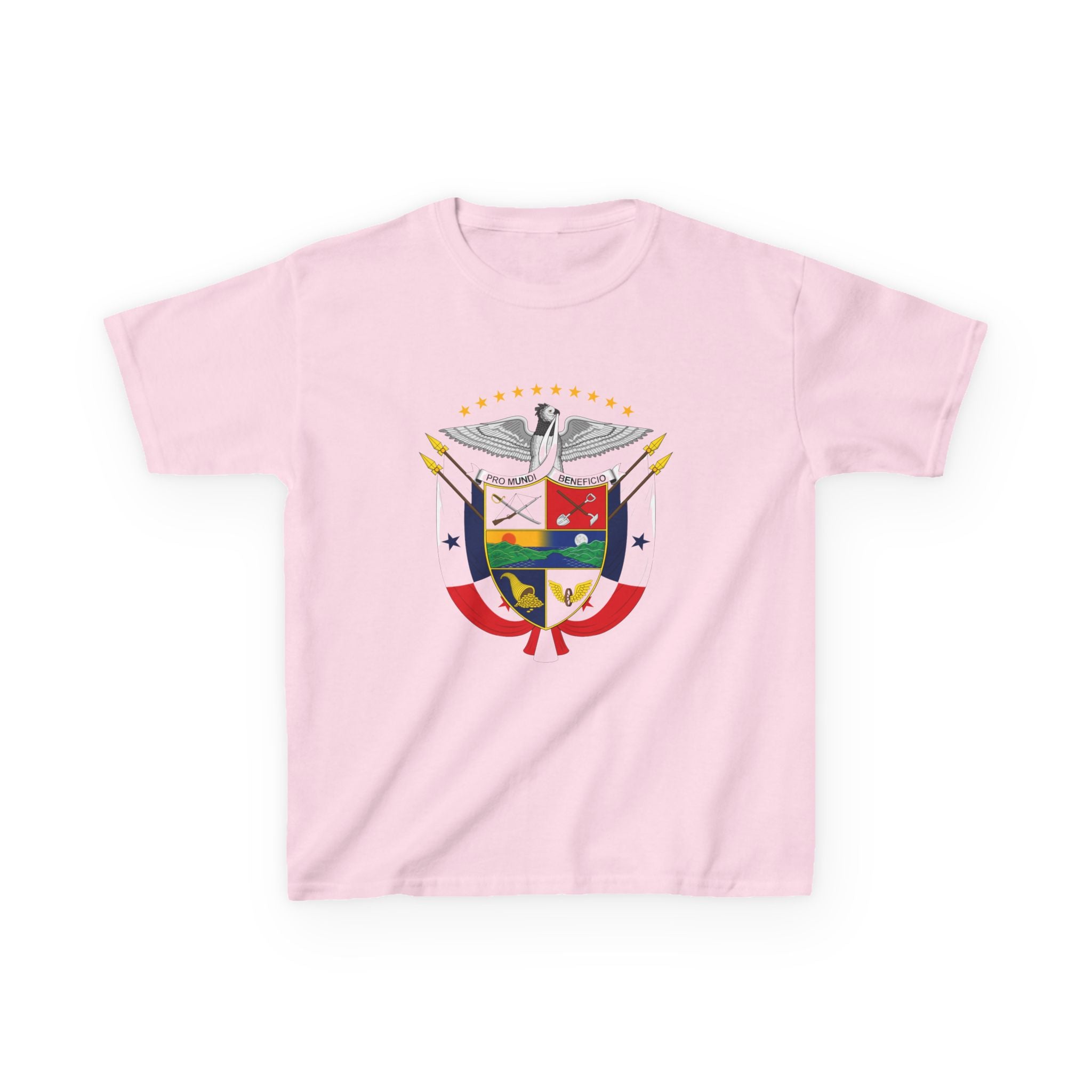 ALGODÓN GRUESO Camiseta de Niñas Panamá Escudo Nacional de Panamá