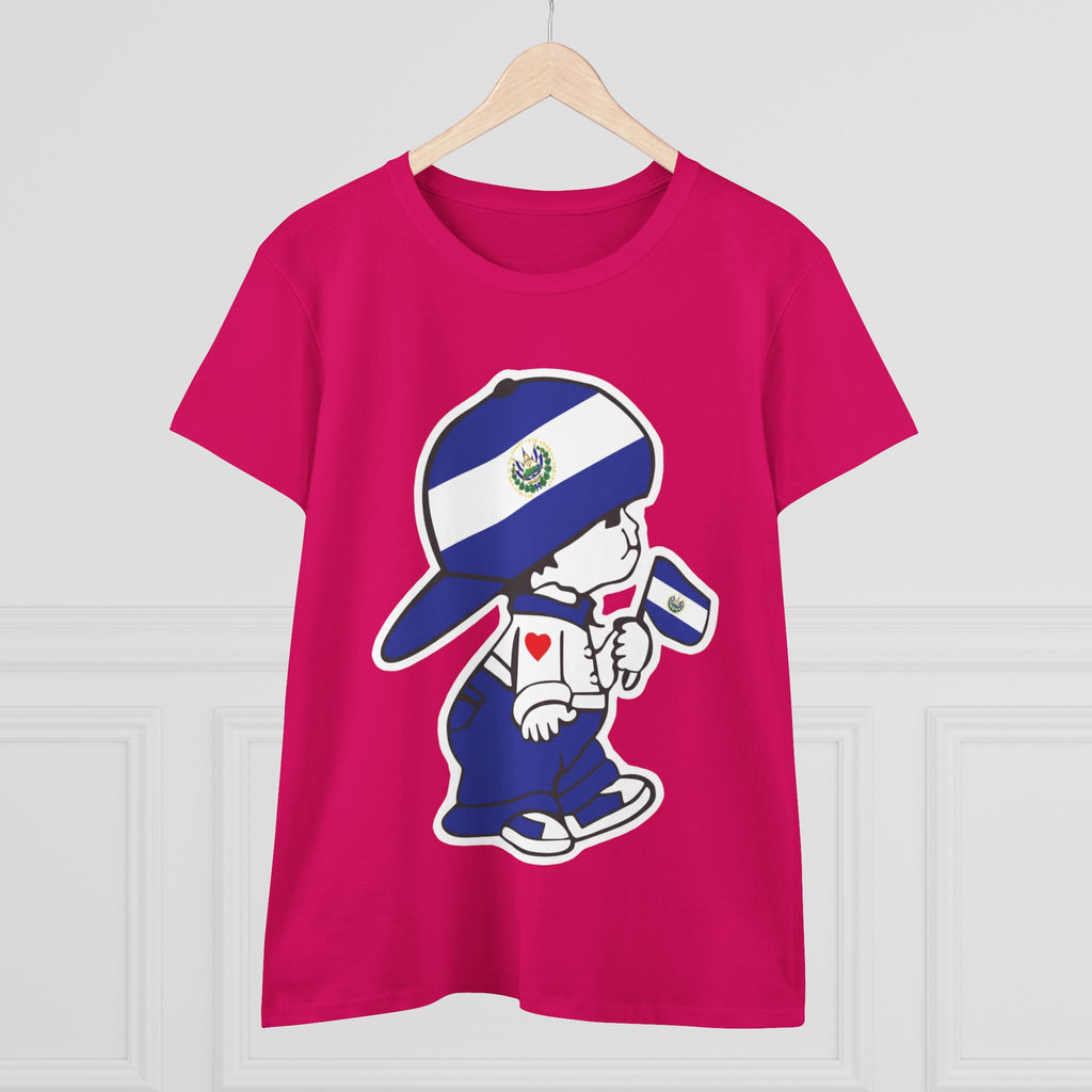 ALGODÓN DE MEDIO GROSOR Camiseta de Mujeres El Niño Guanaco Original