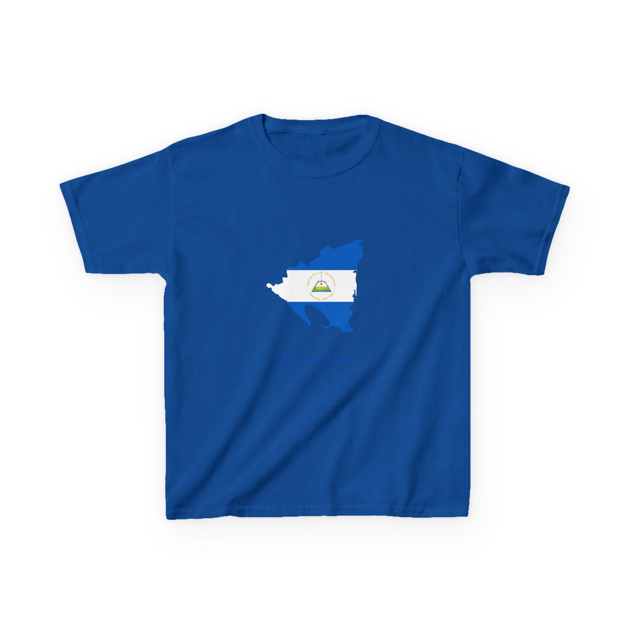 ALGODÓN GRUESO Camiseta de Niñas Nicaragua Diseño Nicaragua