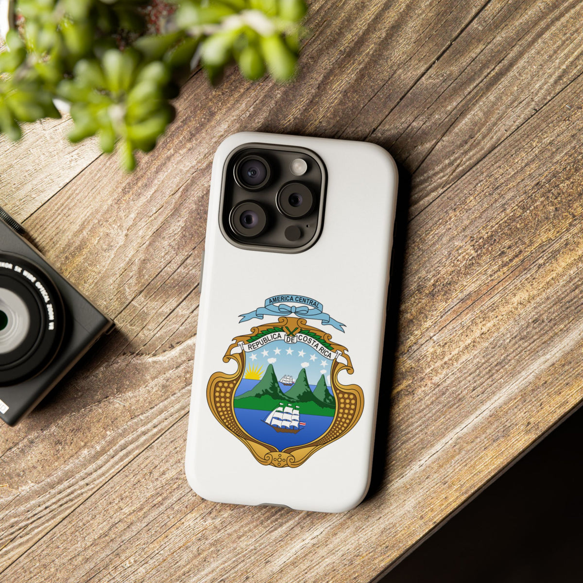 Funda para el móvil iPhone 15 Escudo Nacional de Costa Rica