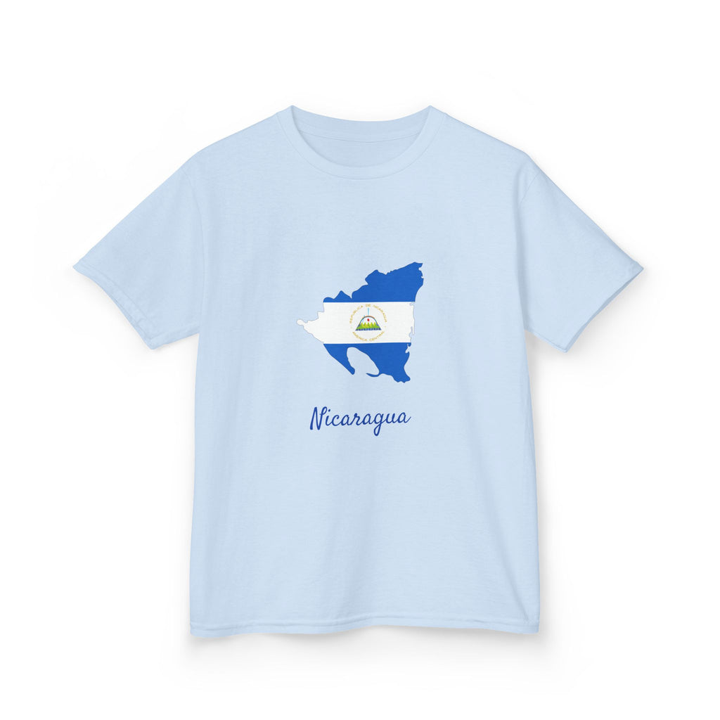 ALGODÓN GRUESO Camiseta de Niños Nicaragua Diseño Nicaragua