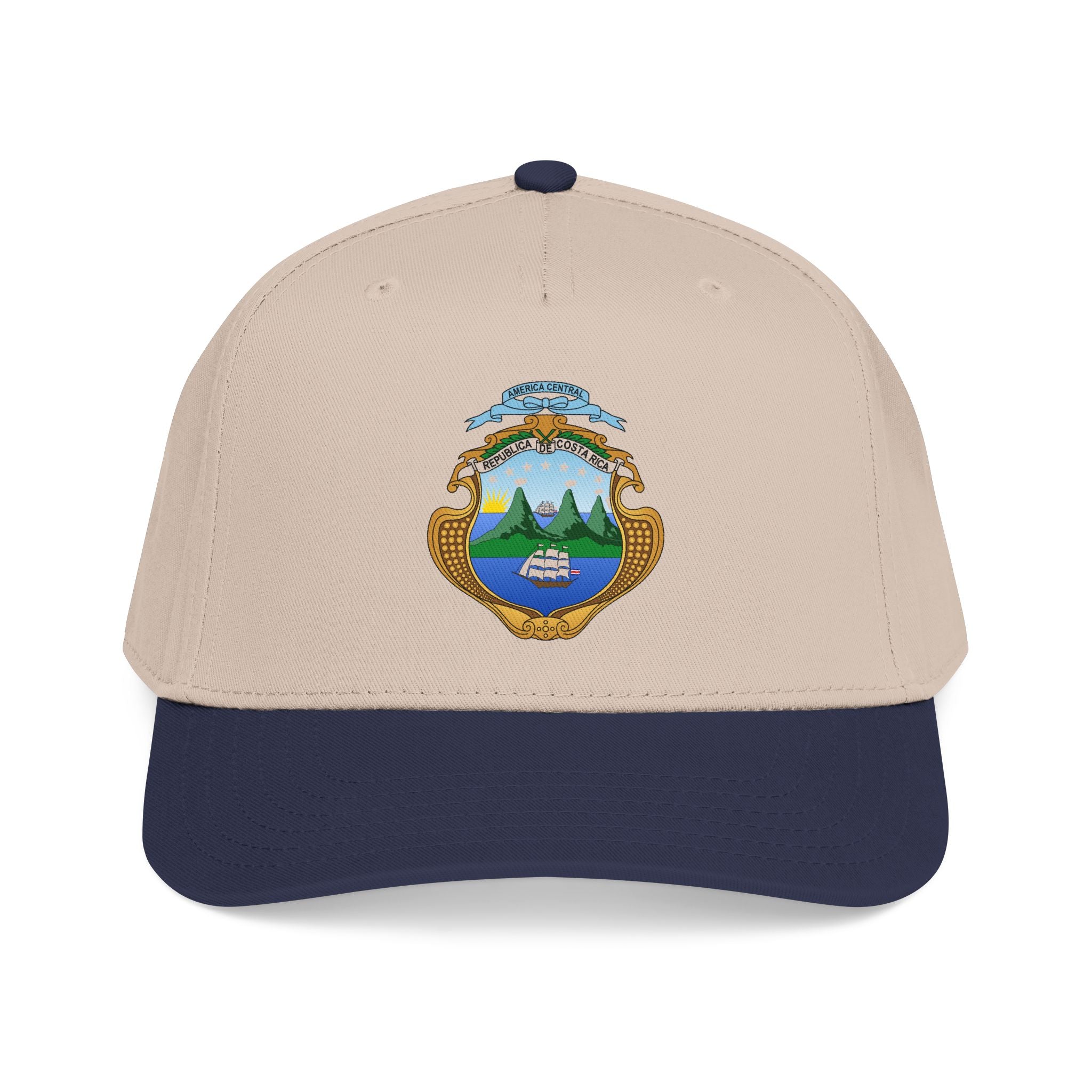 Gorra de béisbol de perfil medio Costa Rica Escudo Nacional de Costa Rica