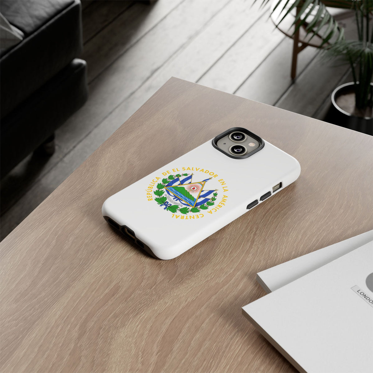 Funda para el móvil iPhone 14 Escudo Nacional de El Salvador