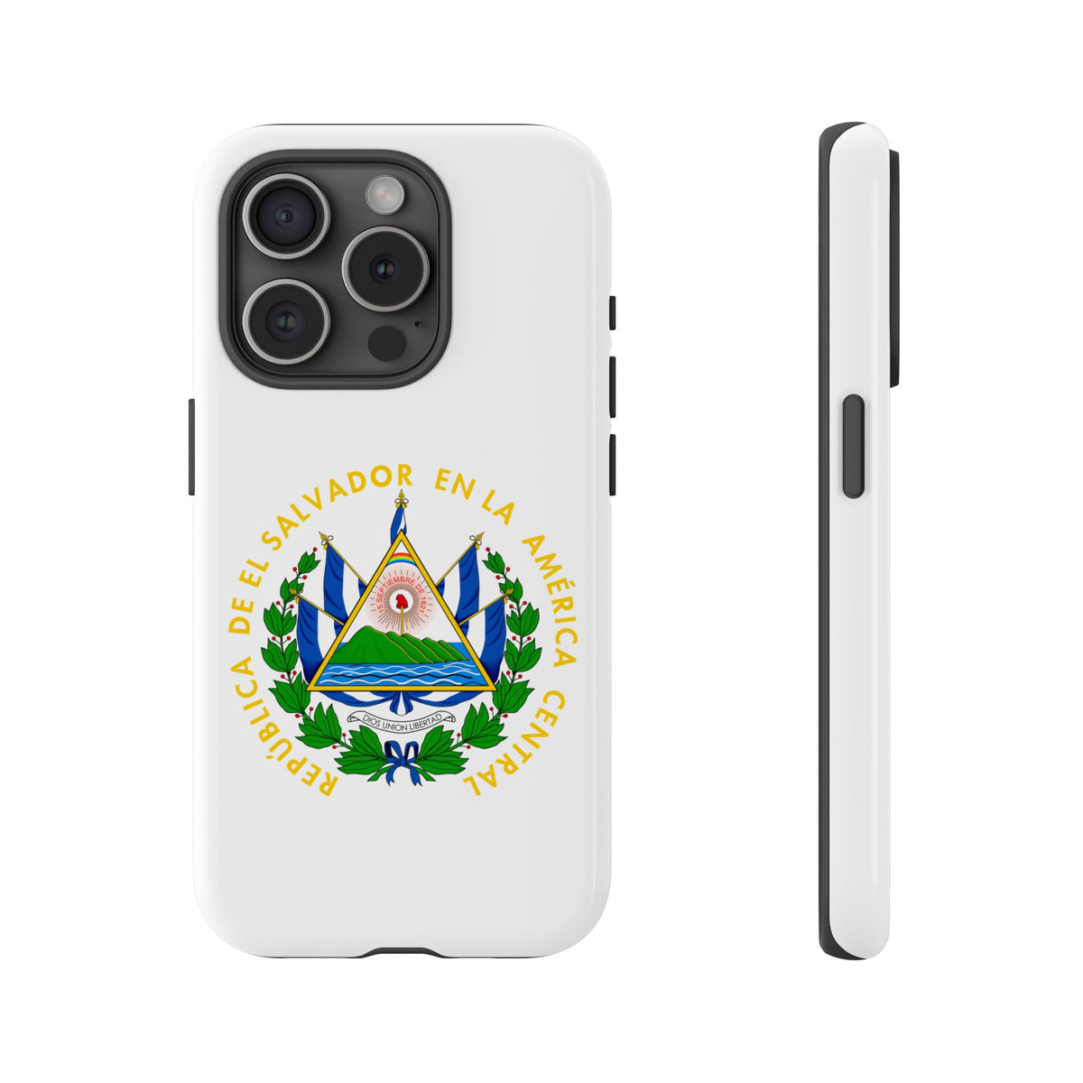 Funda para el móvil iPhone 15 Escudo Nacional de El Salvador