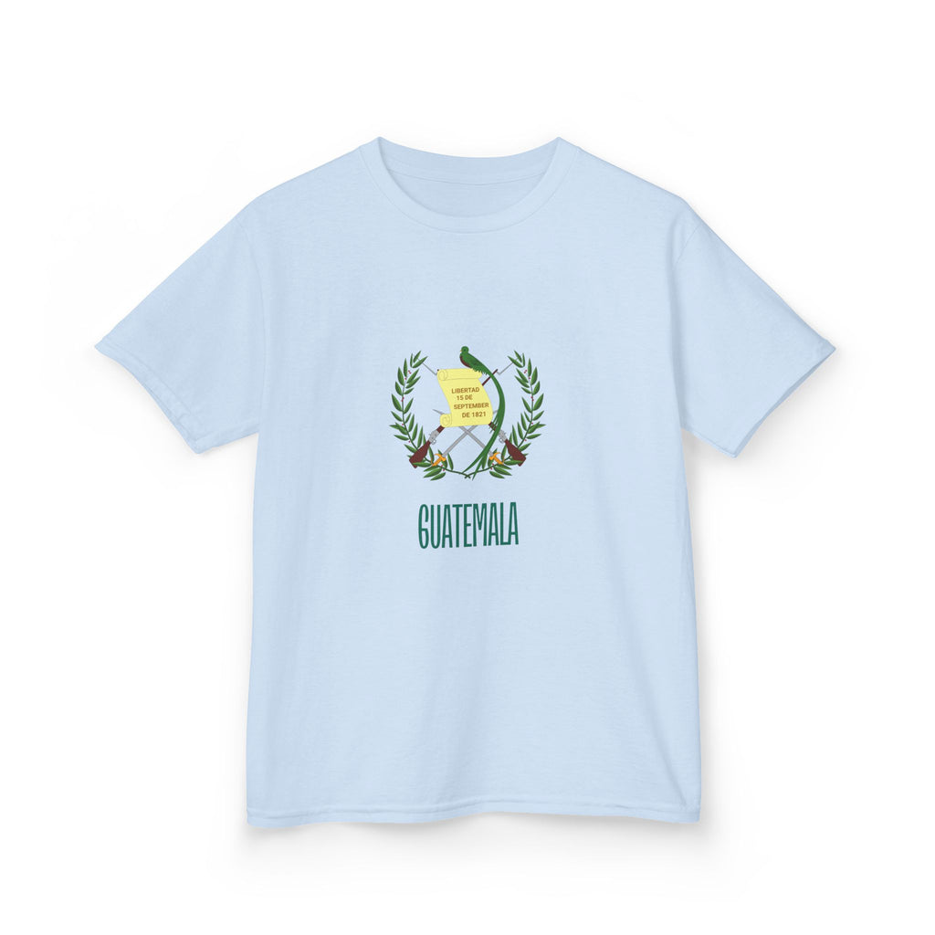 ALGODÓN GRUESO Camiseta de Niños Escudo Nacional de Guatemala