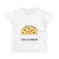 ALGODÓN DE MEDIO GROSOR Camiseta de Mujeres Amo a la baleada