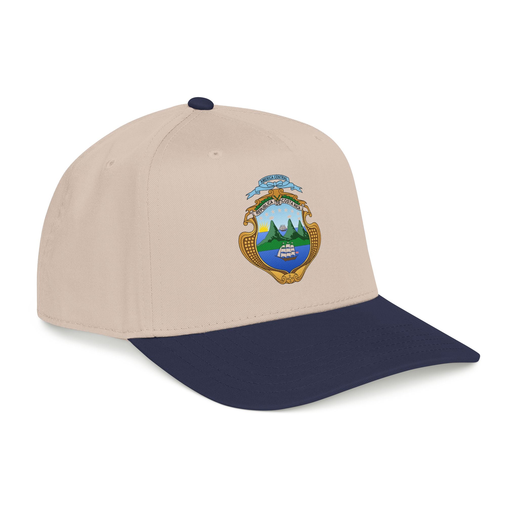 Gorra de béisbol de perfil medio Costa Rica Escudo Nacional de Costa Rica