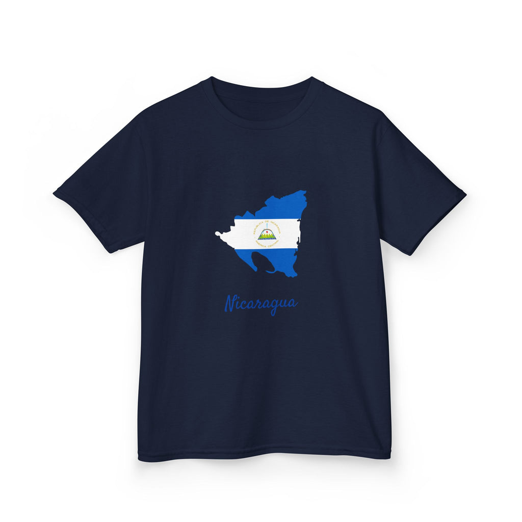 ALGODÓN GRUESO Camiseta de Niños Nicaragua Diseño Nicaragua