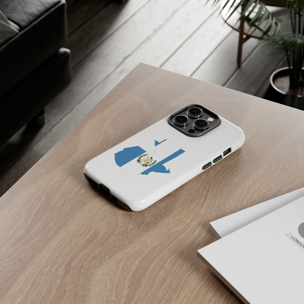 Funda para el móvil iPhone 14 silueta Guatemala