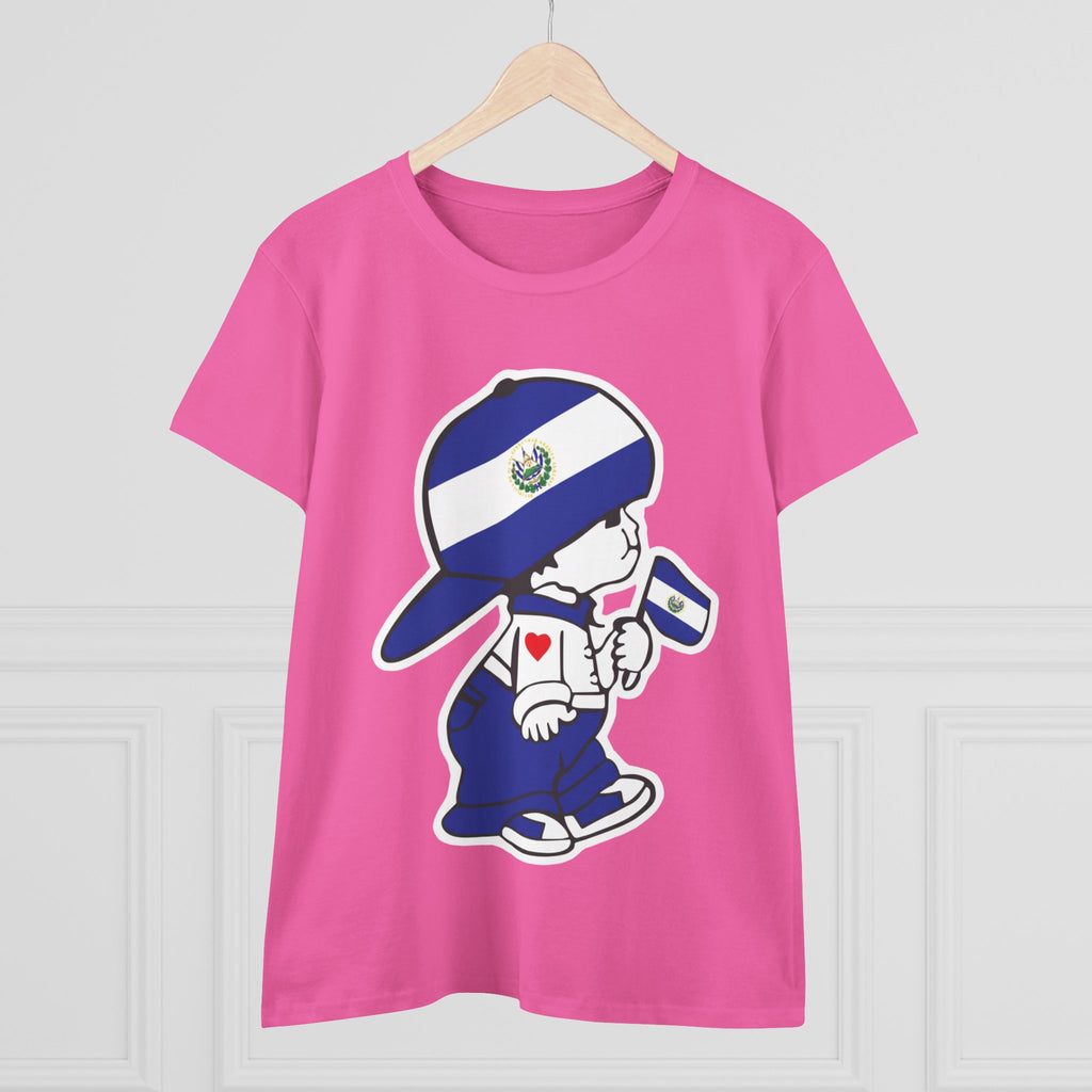 ALGODÓN DE MEDIO GROSOR Camiseta de Mujeres El Niño Guanaco Original