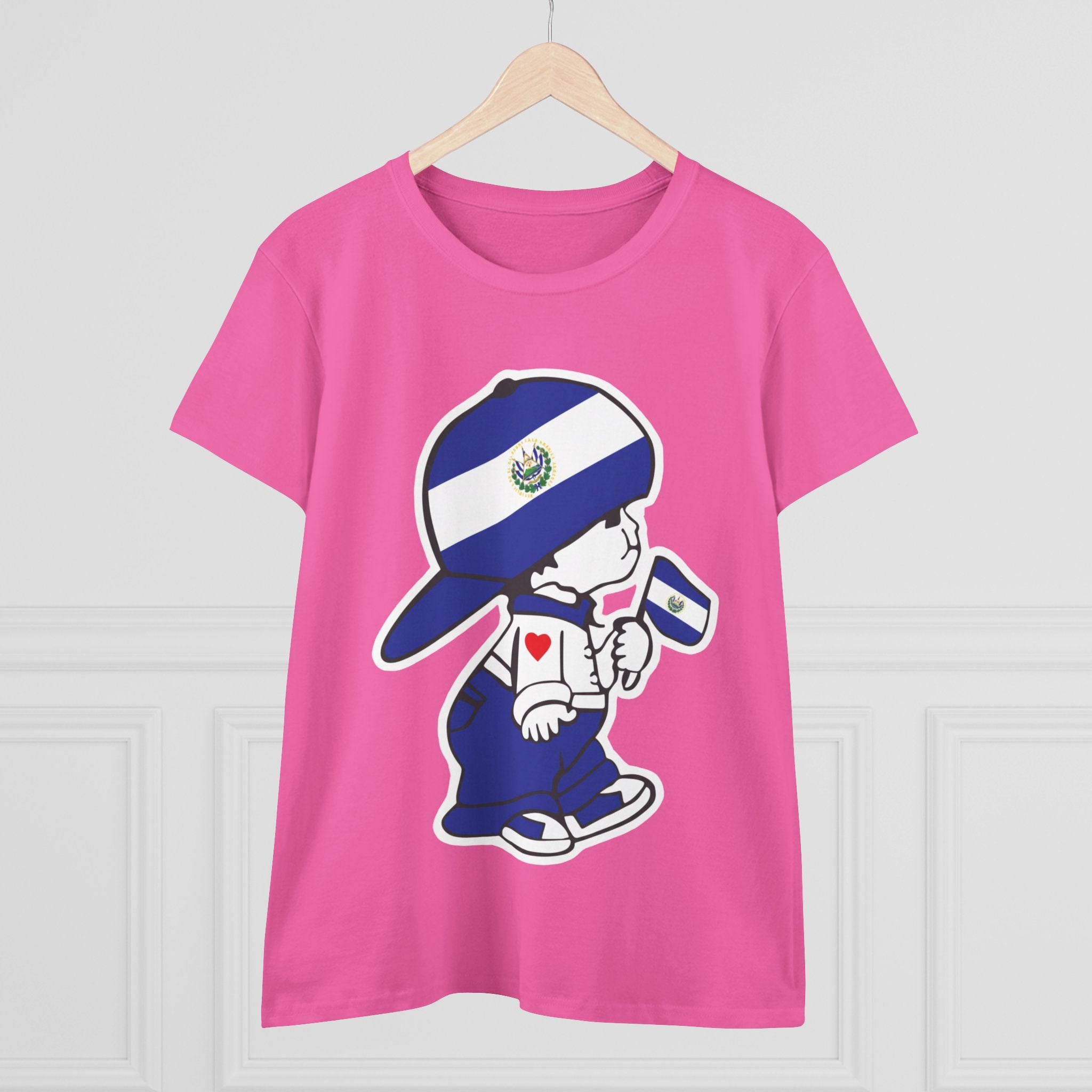 ALGODÓN DE MEDIO GROSOR Camiseta de Mujeres El Niño Guanaco Original