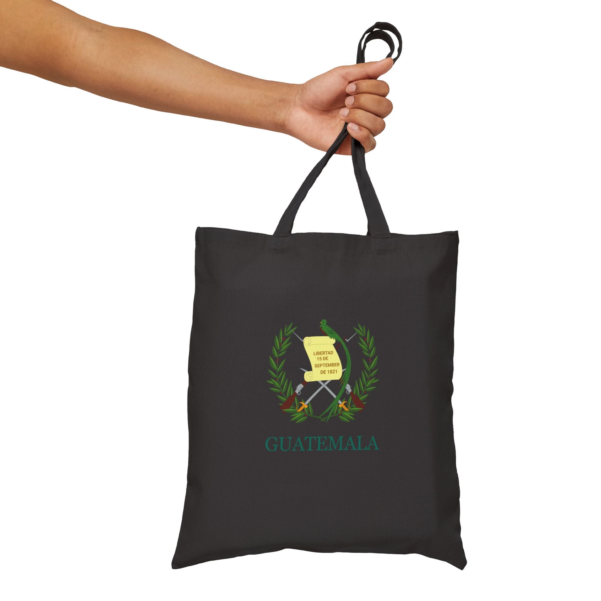Bolsa de lona de algodón Guatemala Escudo Nacional de Guatemala