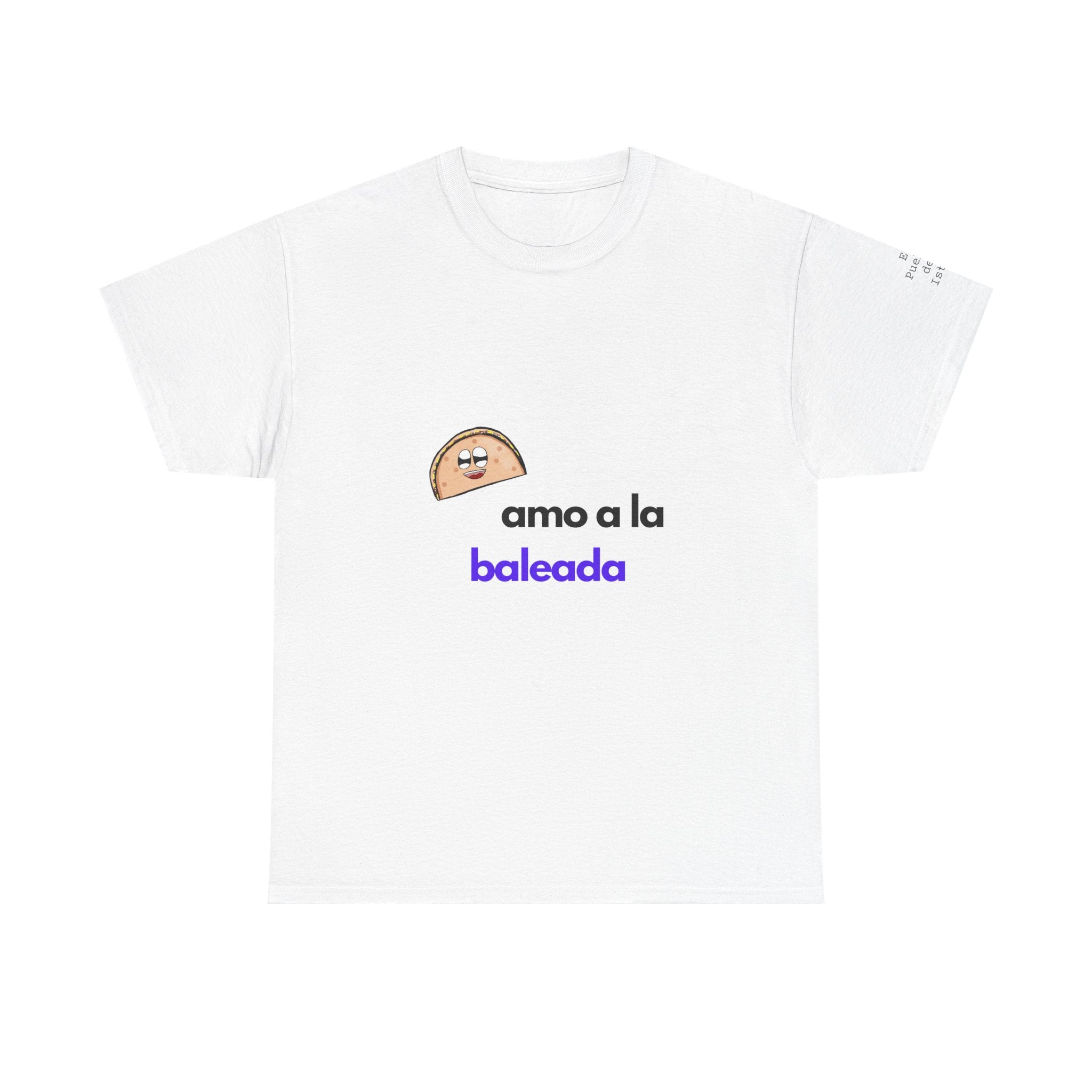 ALGODÓN GRUESO Camiseta de Hombres Honduras Diseño Amo a la baleada