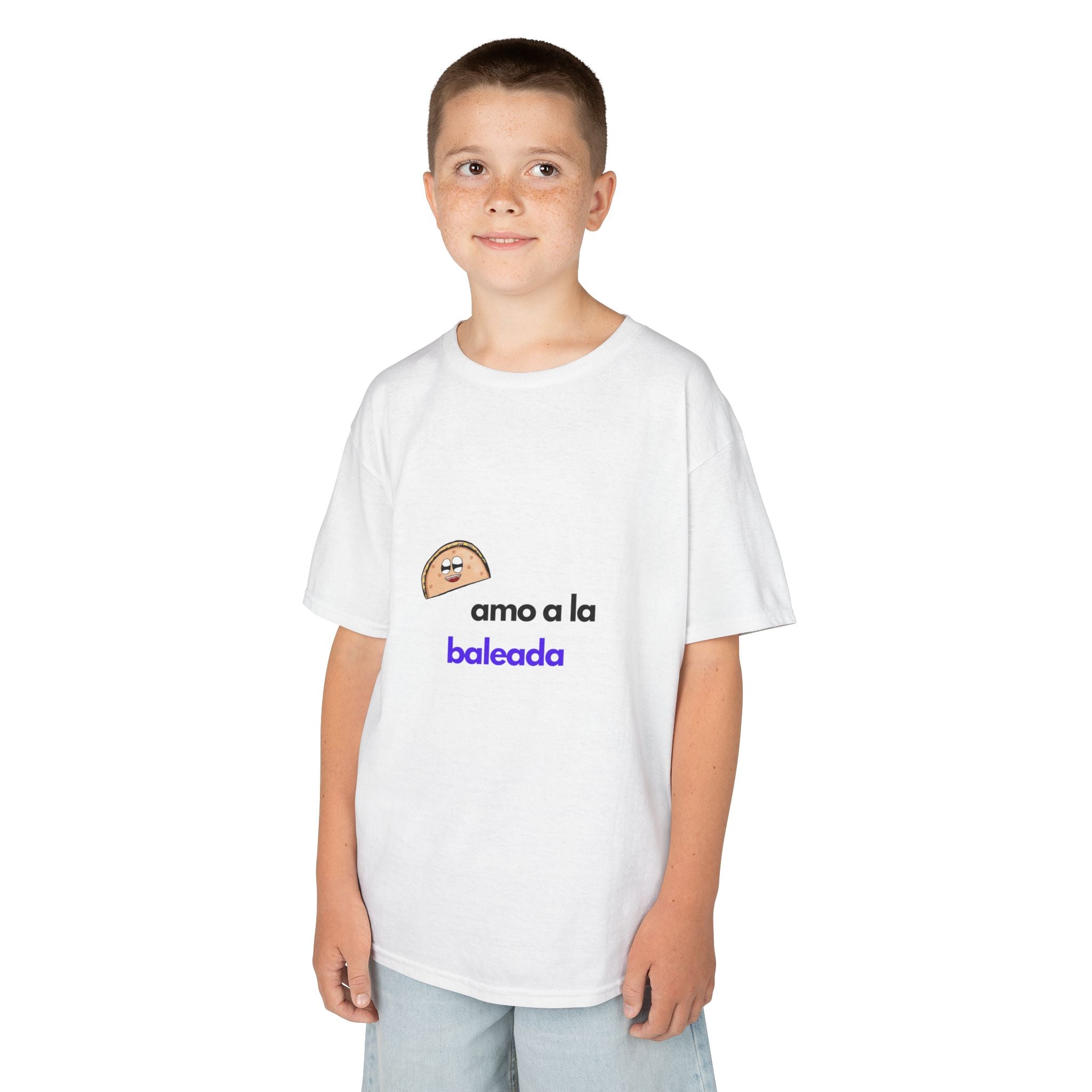 ALGODÓN GRUESO Camiseta de Niños Honduras Amo a la baleada