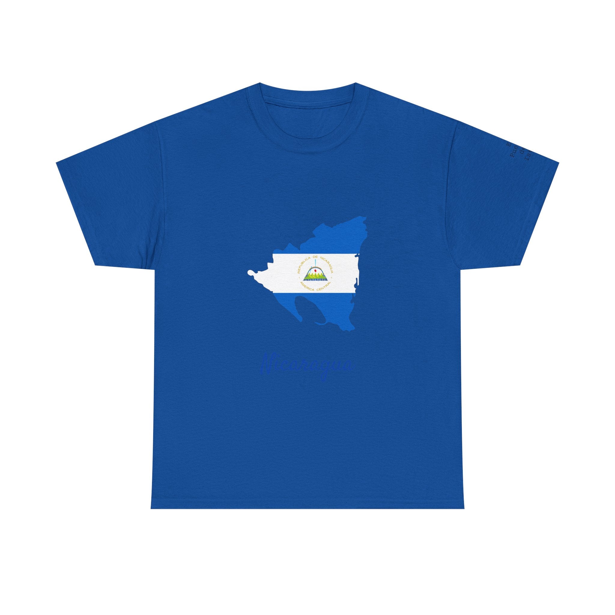 ALGODÓN GRUESO Camiseta de Hombres Nicaragua Diseño Nicaragua
